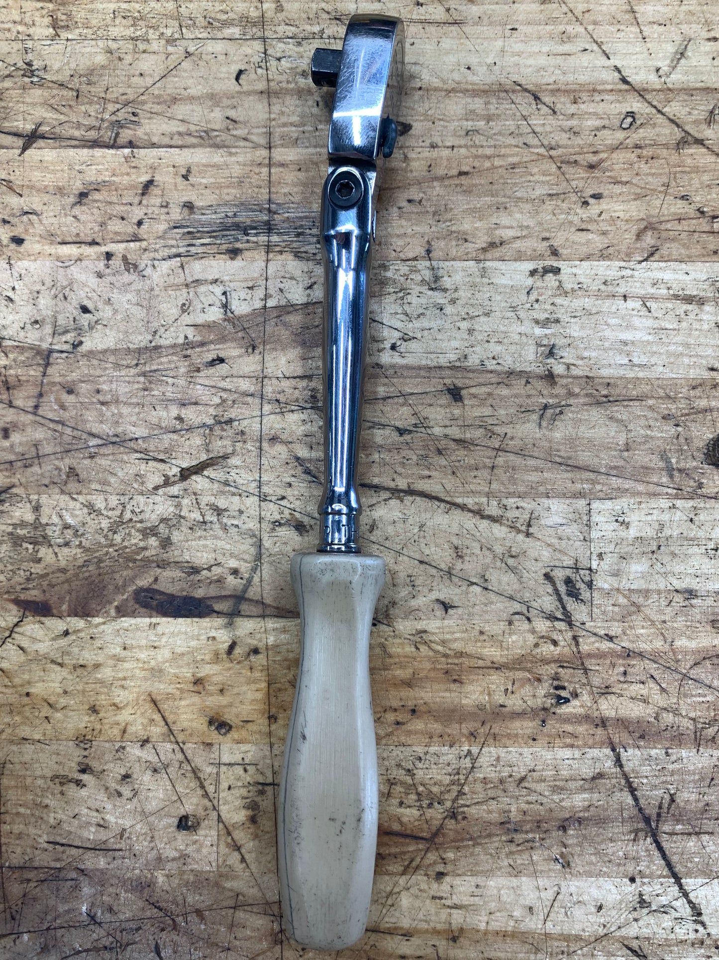 Snap On 1/4" Flex Head Combat Tan Hard Handle Ratchet USA THLFD72