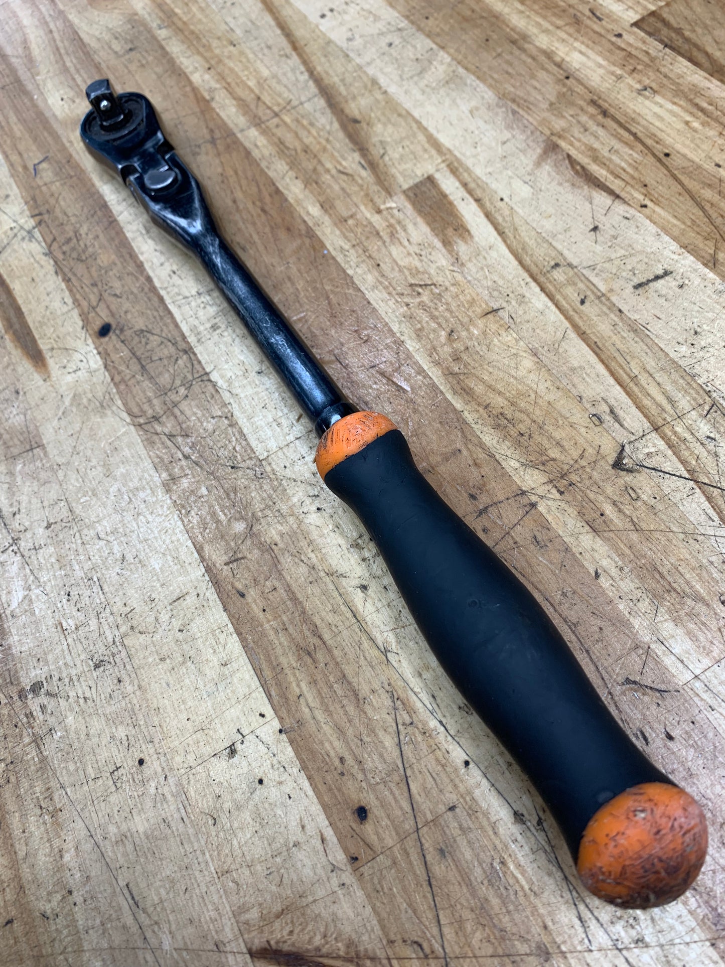 Matco 3/8" Locking Flex Head Ratchet 88 Fine Tooth Orange BFR128BLFM USA