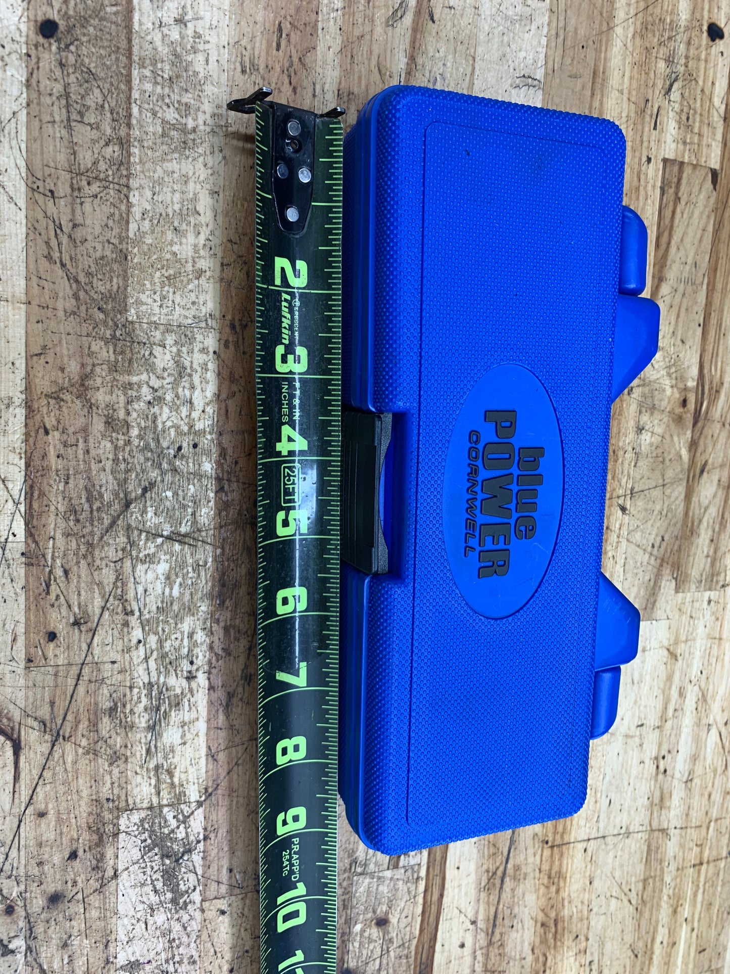 Blue Power by Cornwell 1/4" Metric Shallow Chrome Socket Set CBP1M