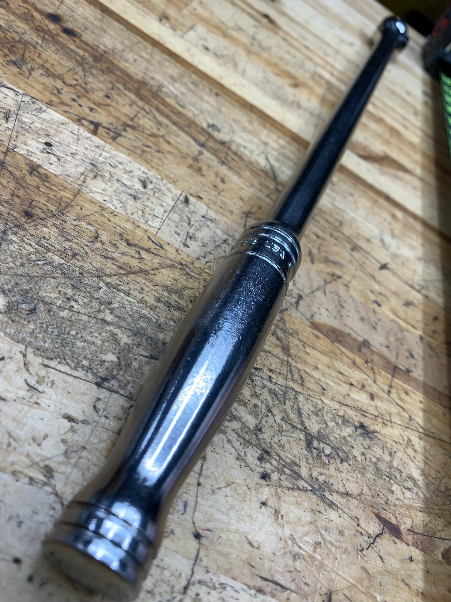 Snap On 1/2" Chrome Handle Breaker Bar 18" USA SN18B