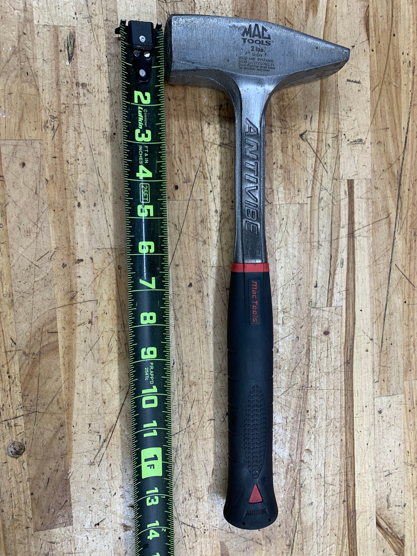 Mac Tools 2lb Cross Peen Anti-Vibe Hammer SH2AV