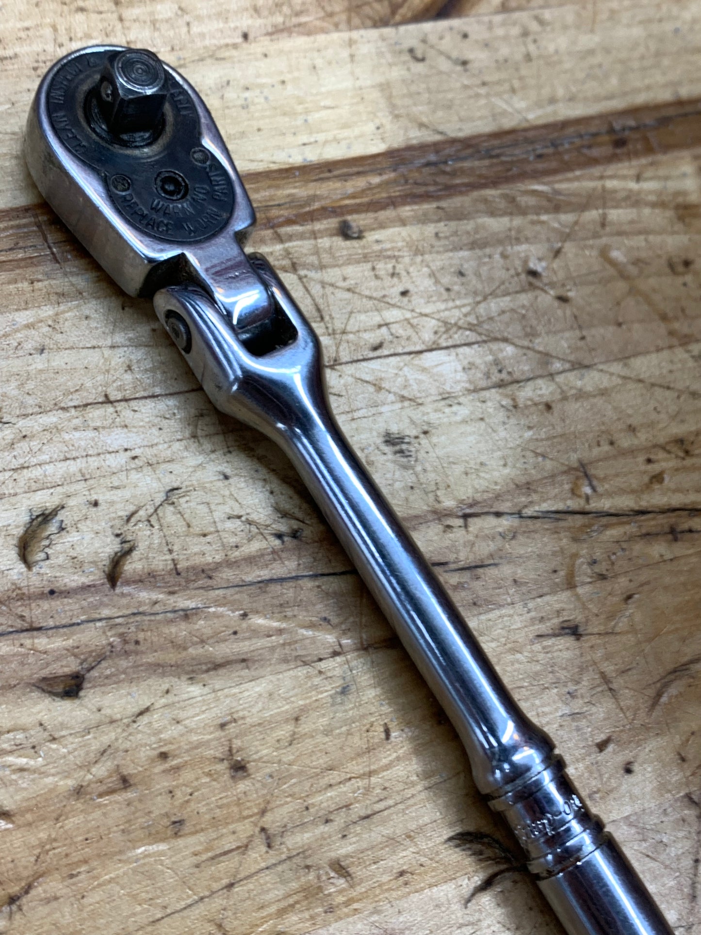 Snap On 1/4" Flex Head Ratchet Vintage USA TM711