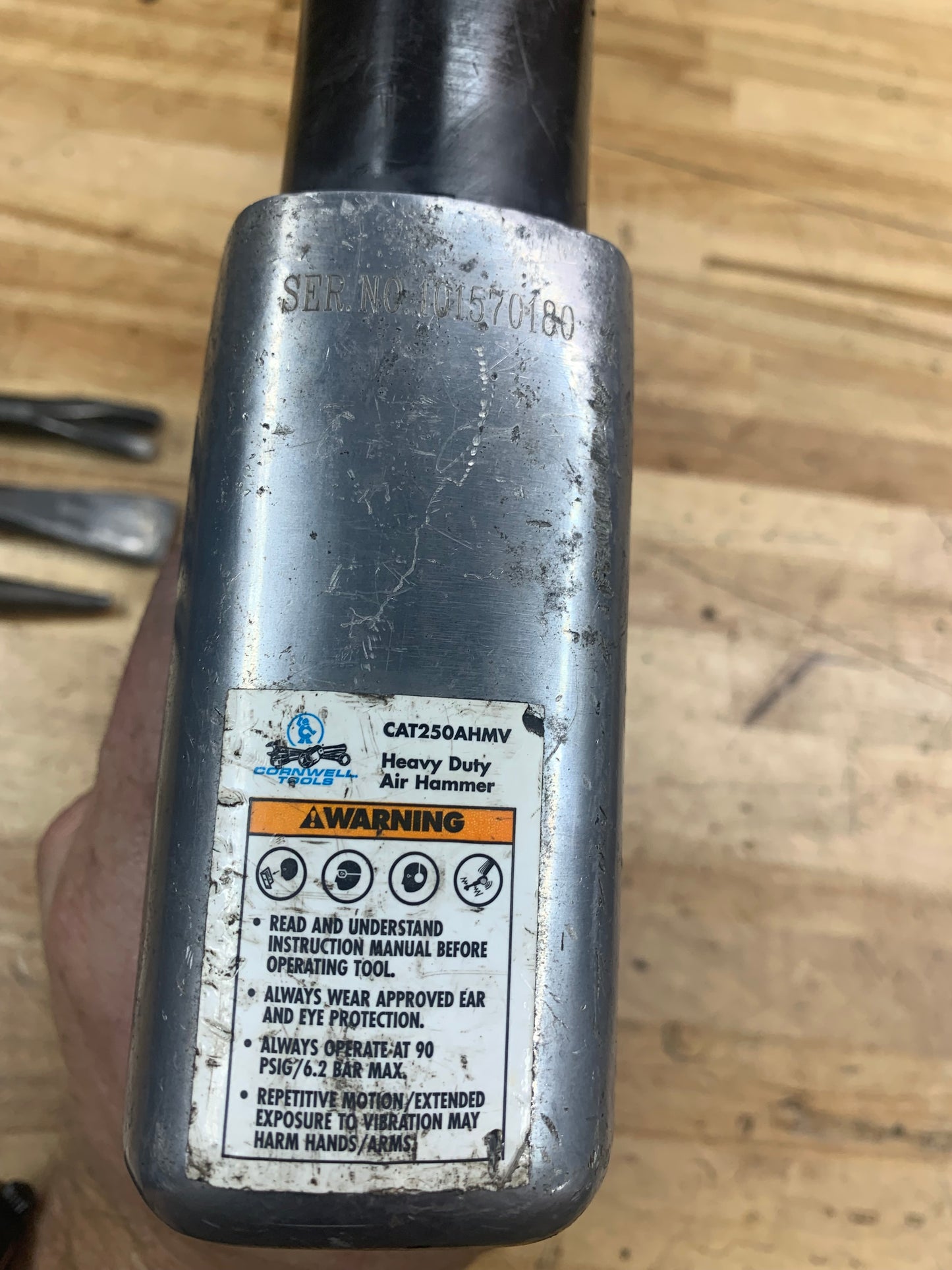Cornwell Long Barrel Air Hammer CAT250AHMV