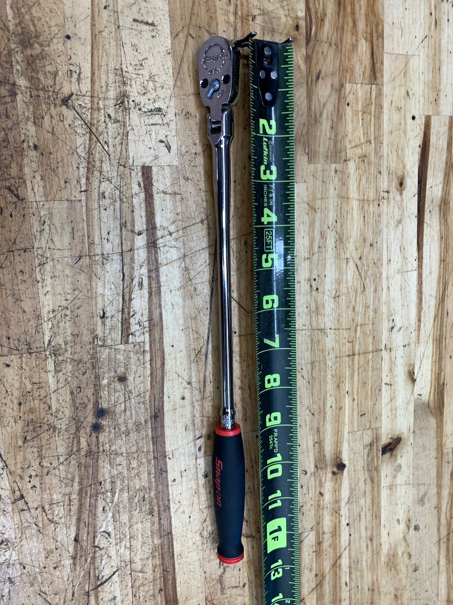 Snap On 1/4" Long Flex Head Ratchet USA THLLF72