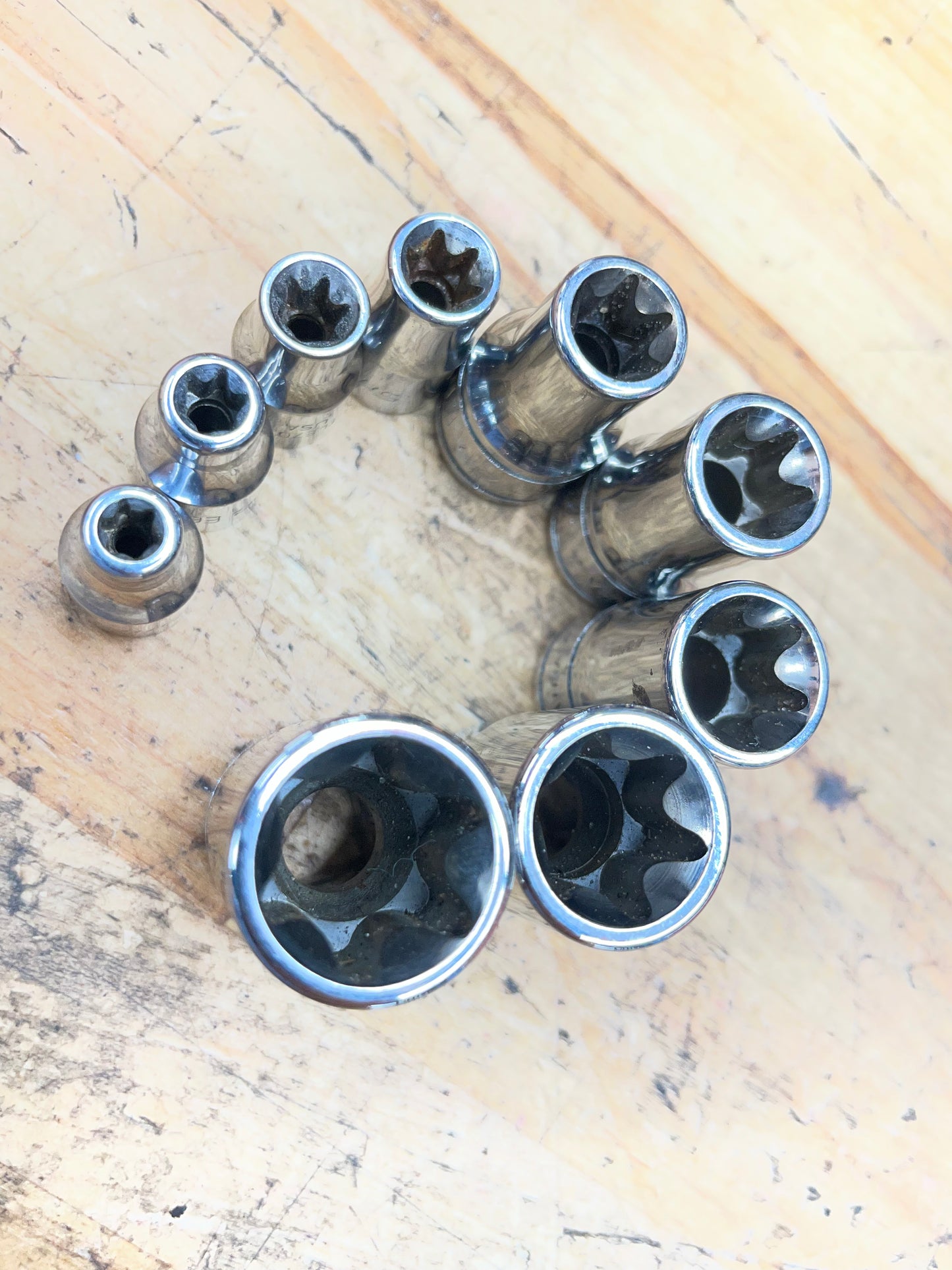 Snap On E-Torx Shallow Socket Set E5-E18 9pc USA