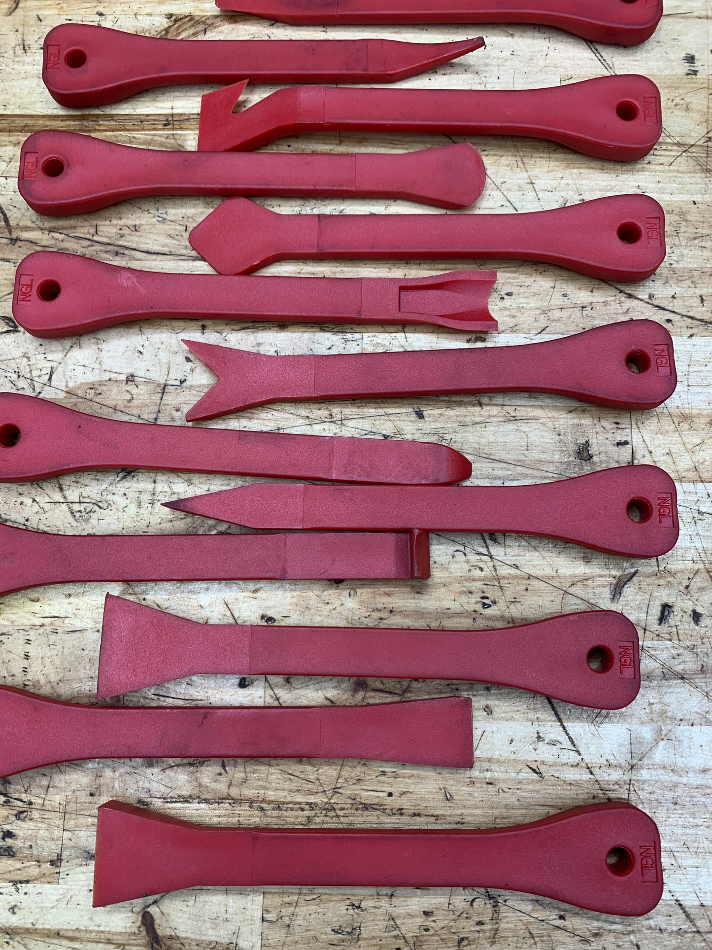 Mac Tools Plastic Non Marring Trim Panel Prybar Sets Deep 18pc