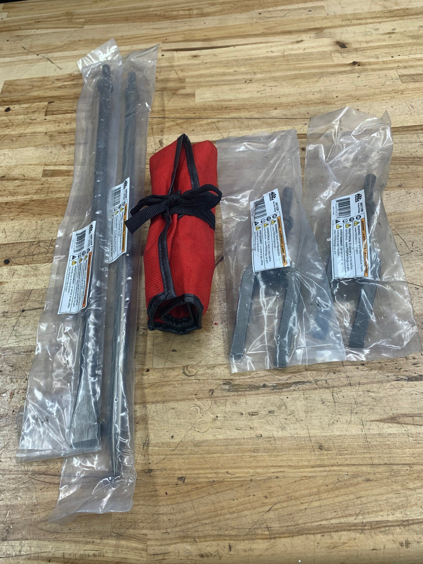 Mac tools air hammer bit set 5pc PLUS pickle fork and XL bits AHBK5P