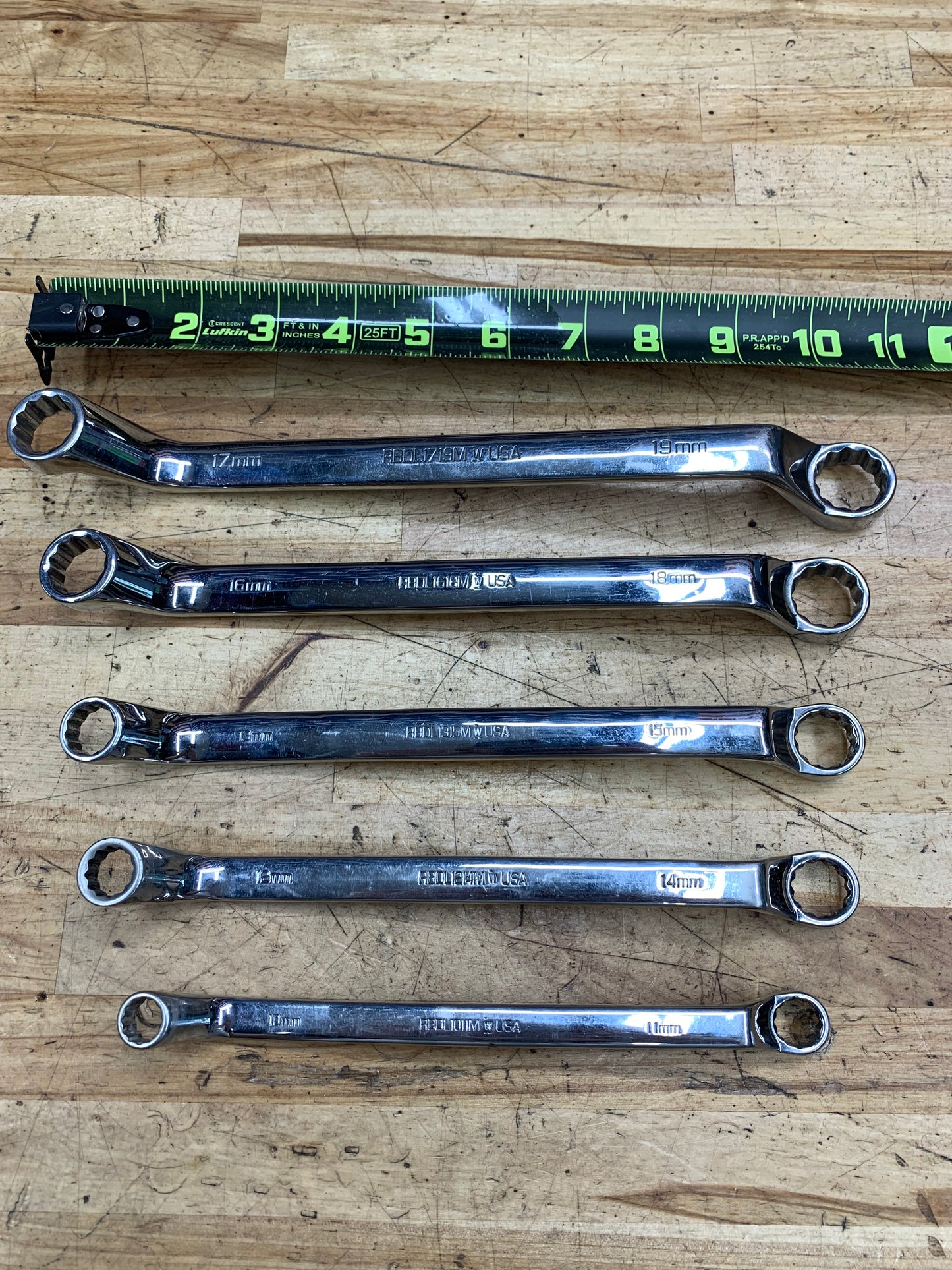 Matco Metric Offset Box Wrench Set 5pc USA