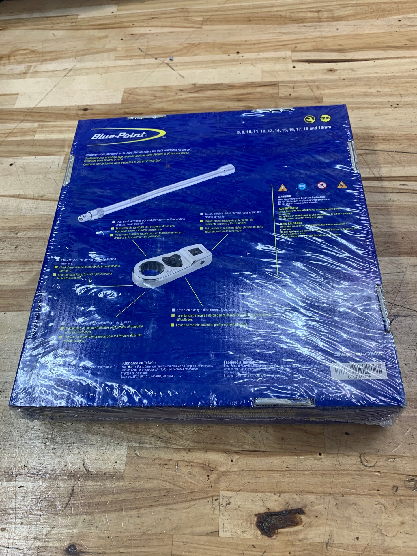 Blue Point Metric Ratcheting Crowsfoot Socket Set BFCRM712A