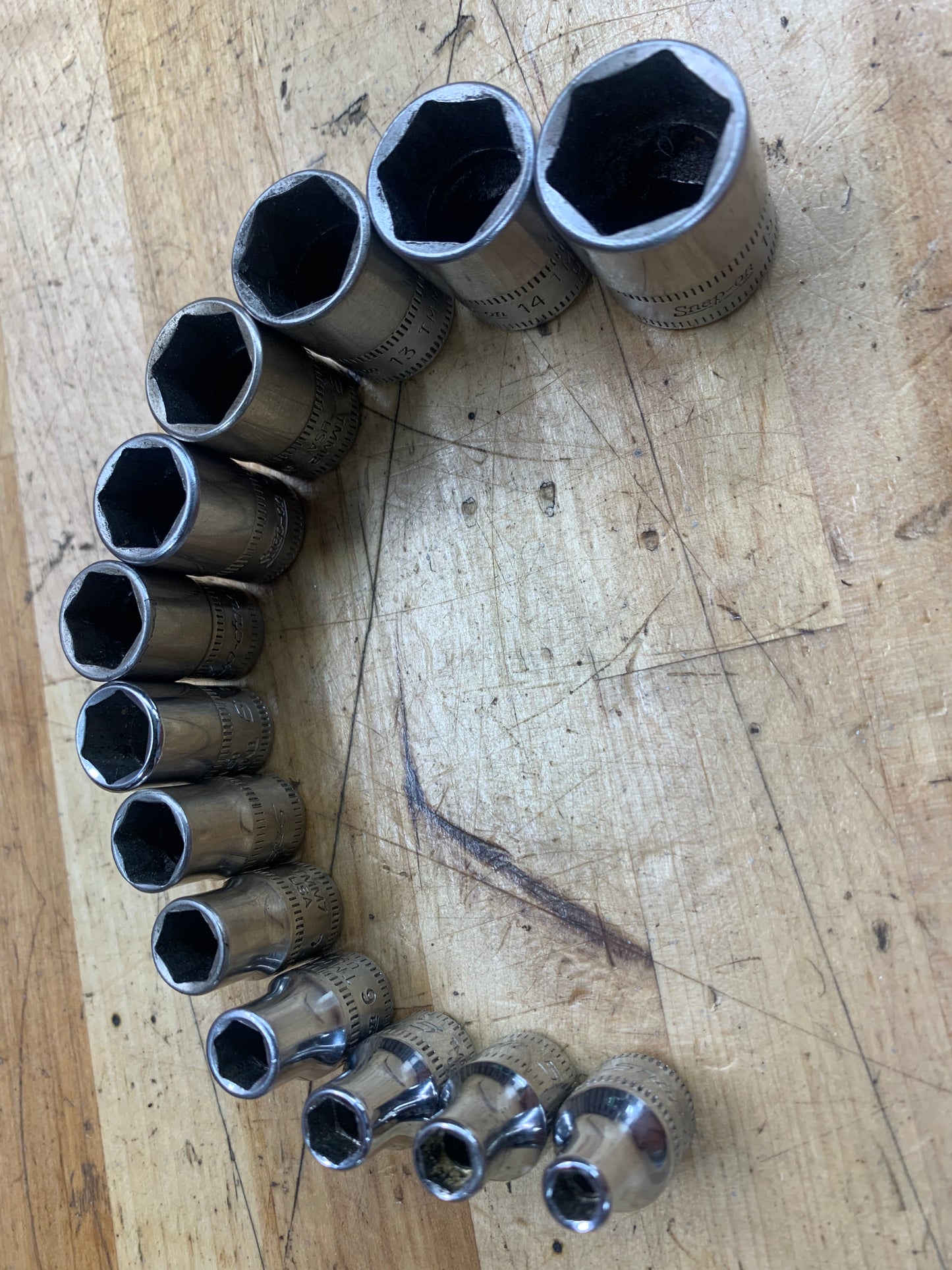 Snap On 1/4" Shallow Socket Set Metric 13pc