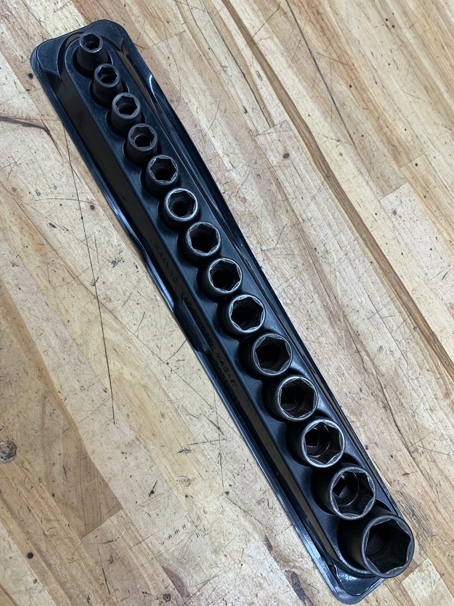 Snap On 14pc 3/8" Shallow Impact Metric Socket Set 214IMFMYA