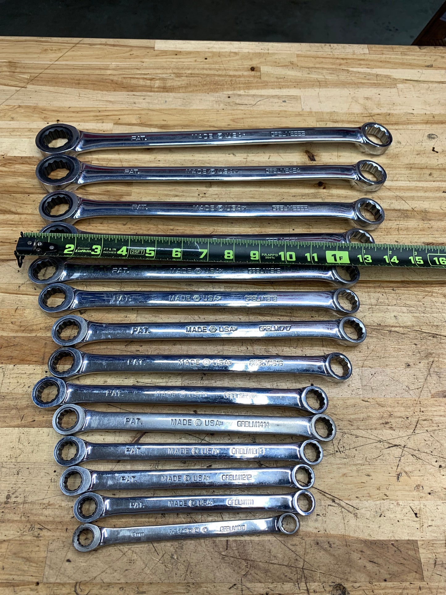 Matco Metric Ratcheting XL Box Wrench Set 14pc USA