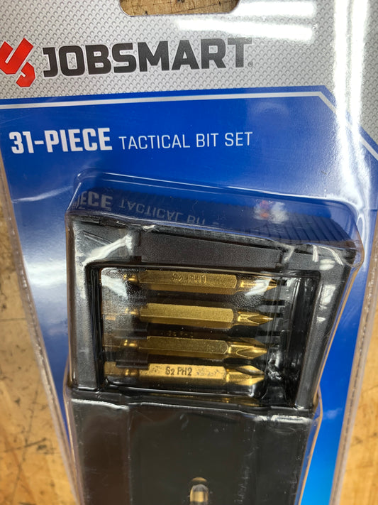 Jobsmart 31pc Magazine Tactical 1/4” Bit Set 6016267