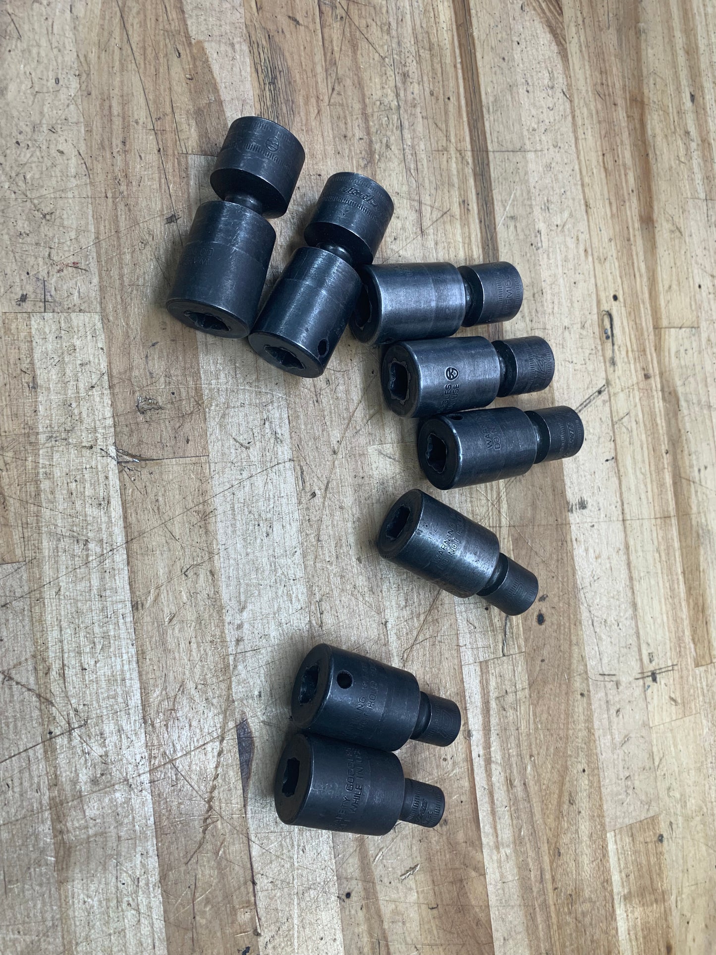 Snap On Metric 3/8” Impact Swivel Universal Socket Set 8pc