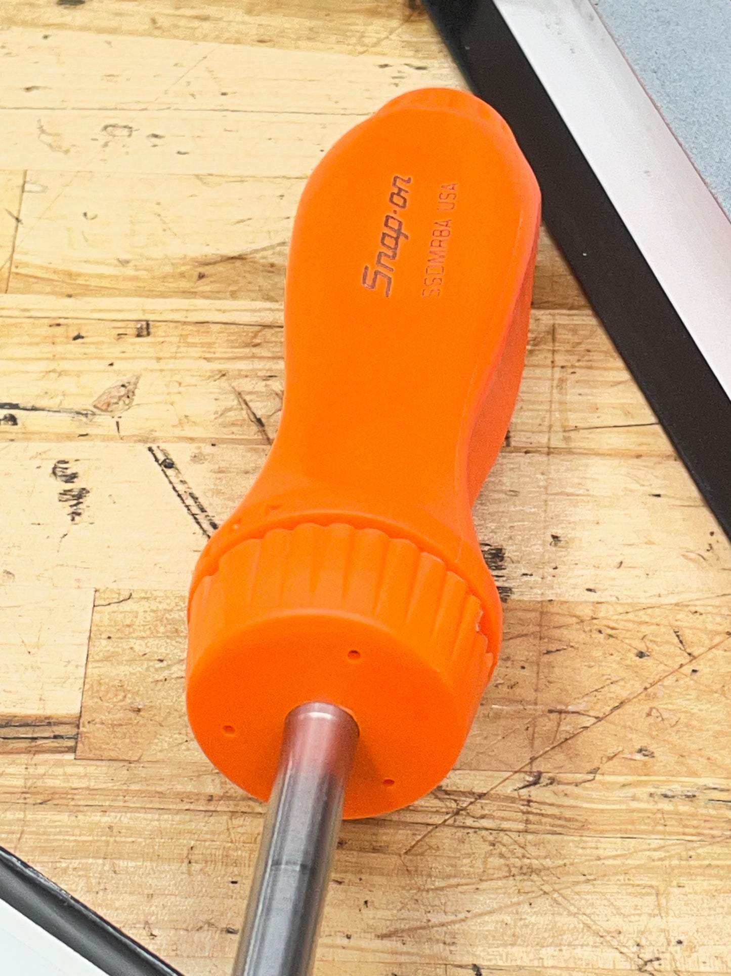 Snap On Long Ratcheting Screwdriver Orange Hard Handle USA BRAND NEW SSDMR8A