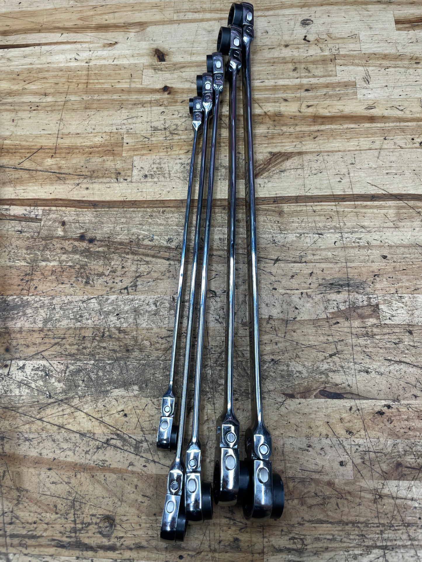 Cornwell Metric Long Flex Head Box Wrench Set 5pc 8-19mm CRWLF5MSA
