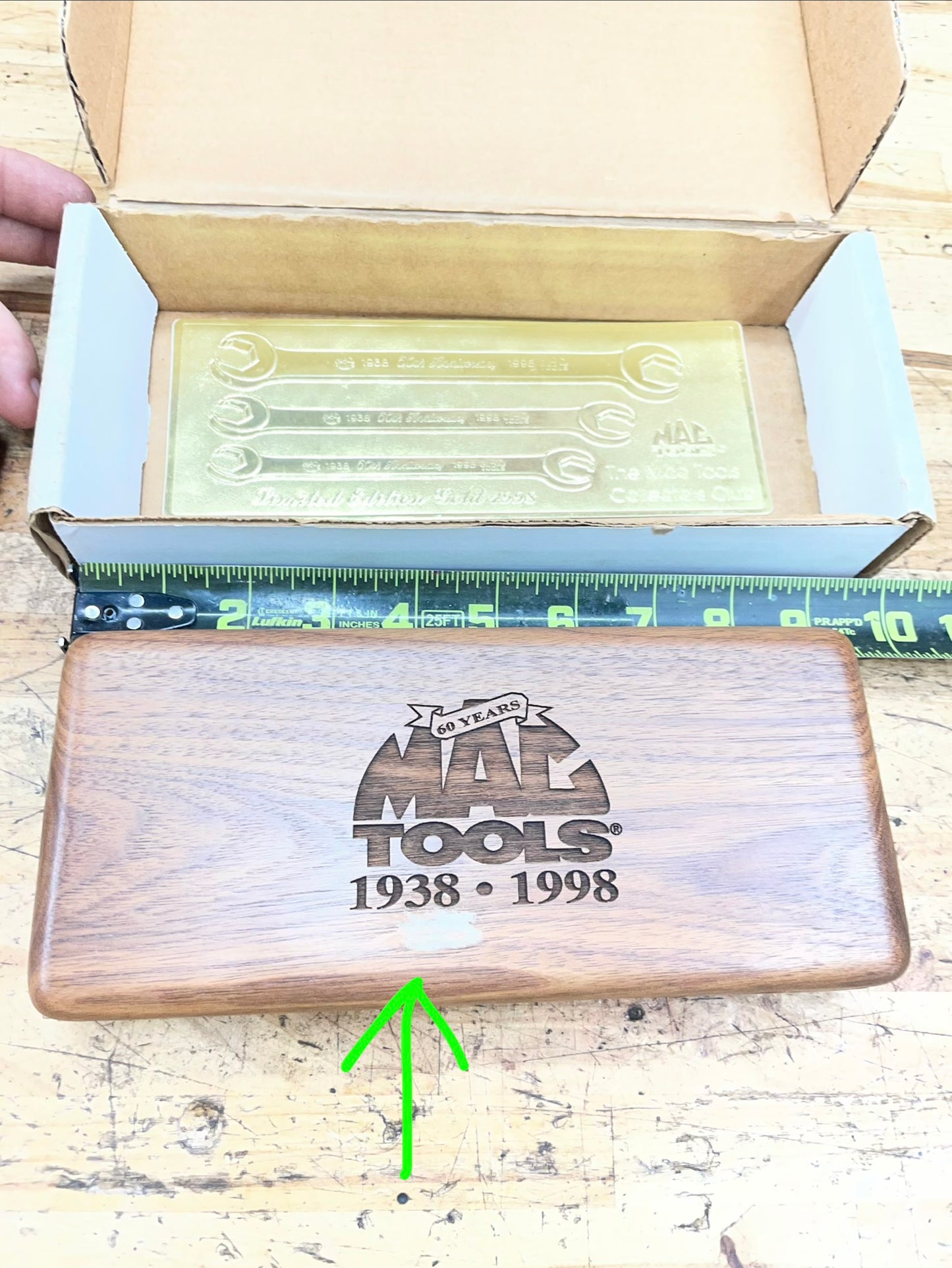 Mac Tools 1998 60th Anniversary Limited Edition 24k Gold Plated Flare Wrench Set USA 1998GOLD
