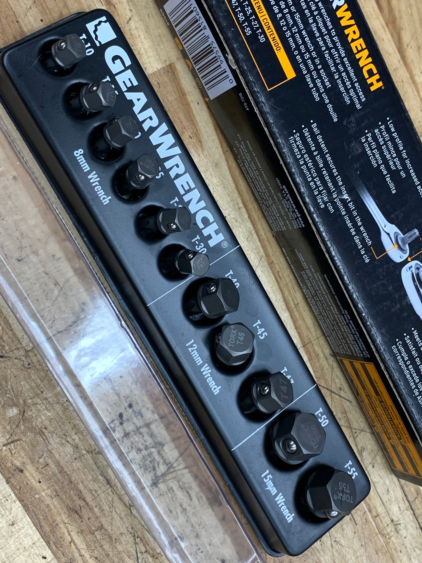 Gearwrench 11pc Torx Ratcheting Wrench Insert Bit Set 81560