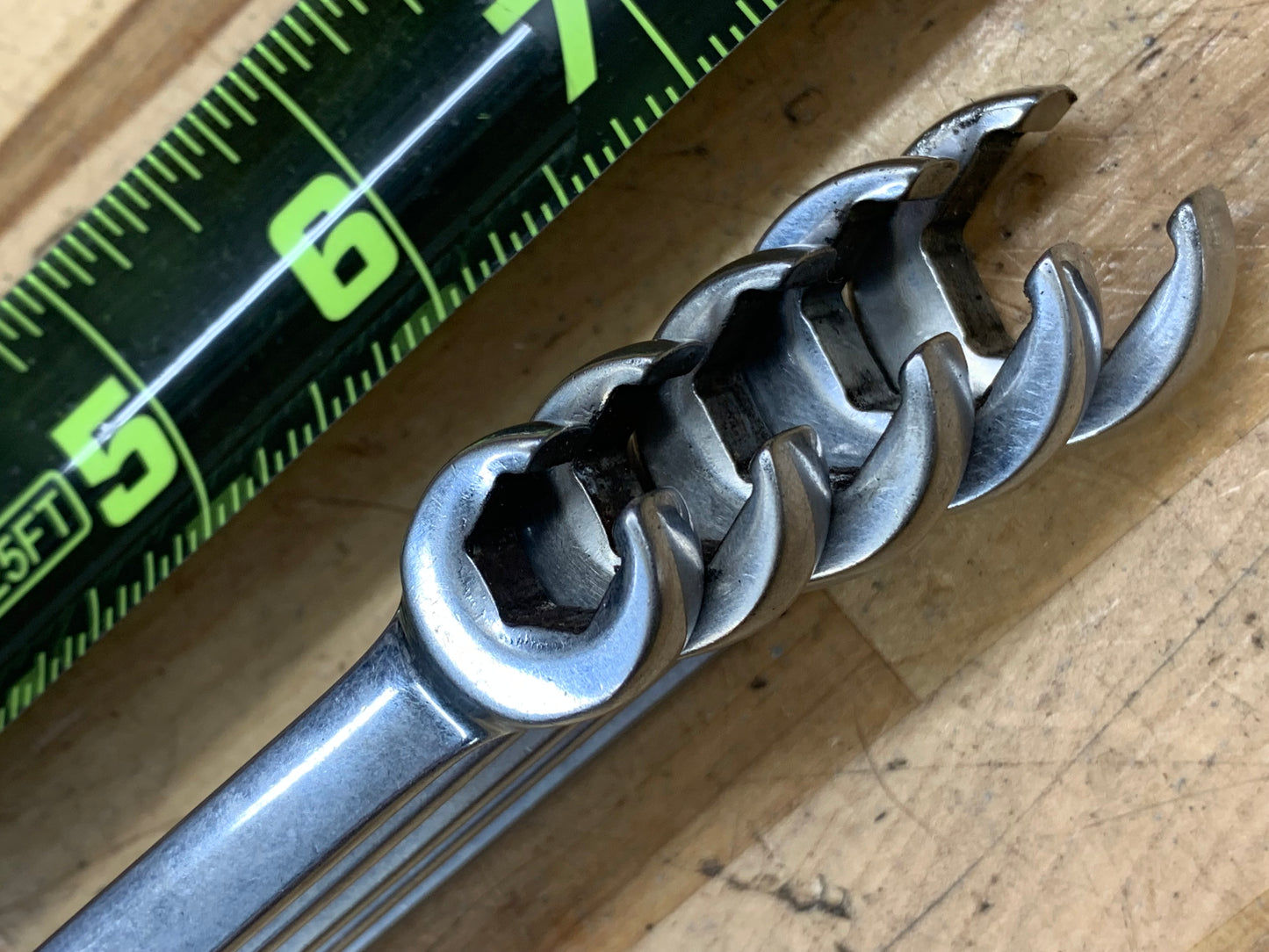 Snap On SAE Flare/Open wrench set 5pc RXFS605B