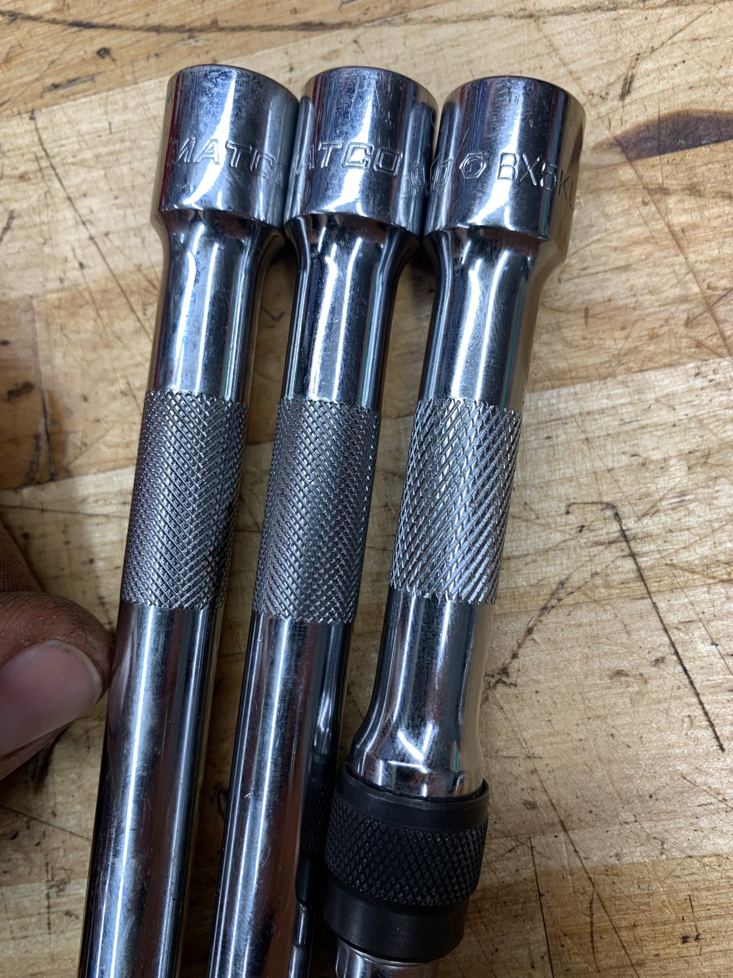 Matco 3/8" Locking Extension Set 3pc. USA SBLXK3TA