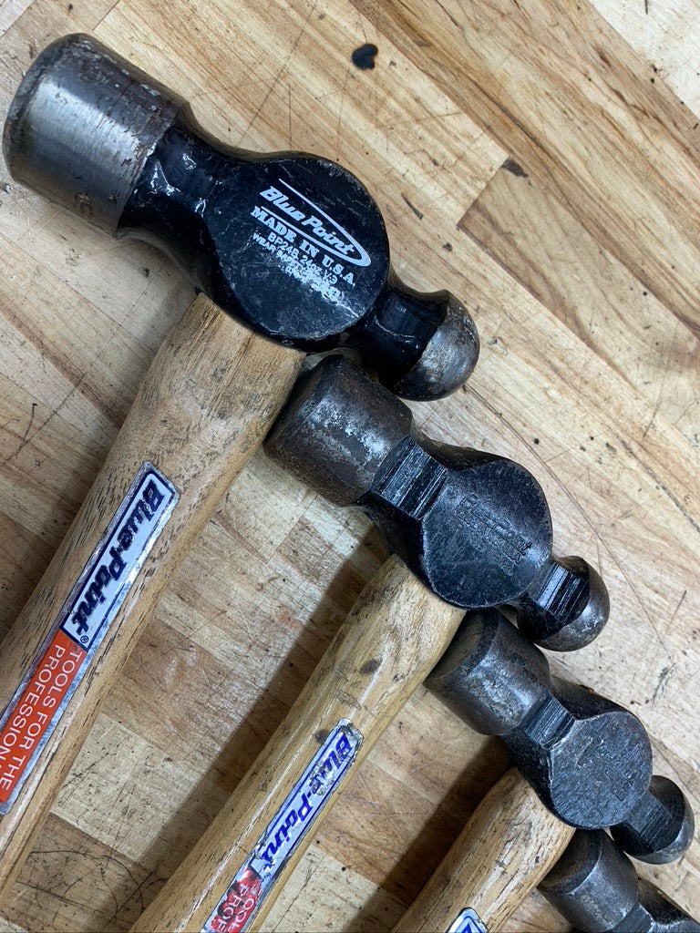 Blue Point Ball Peen Hammer Set 5pc Set USA