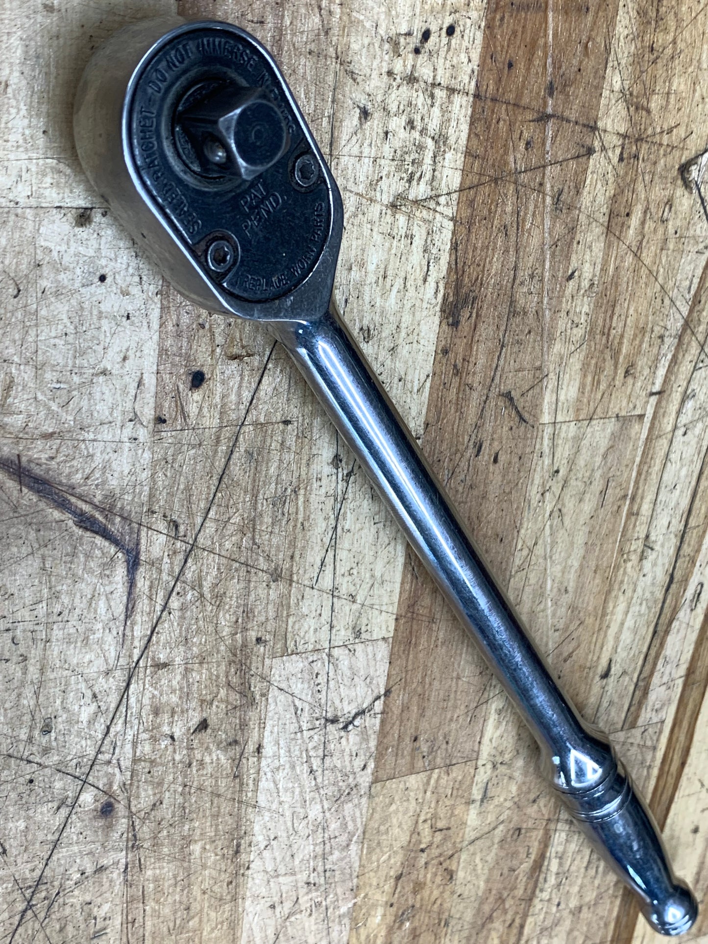 Snap On 3/8" Long Ratchet Chrome FL80