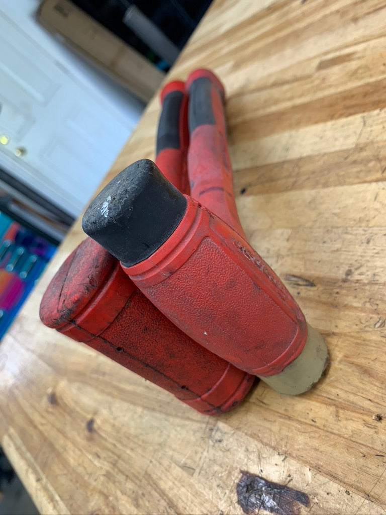 Snap On Plastic Tip Mallet and Deadblow Mallet Set 16oz/24oz