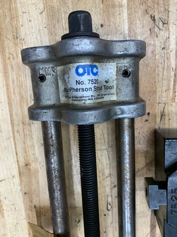 OTC SPX 7520 MacPherson Strut Spring Compressor THREE SHOE SETS USA