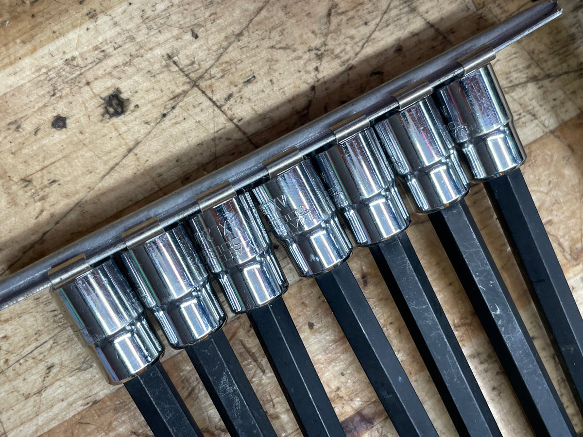 Matco 1/4” Long Hex Bit Socket Set 7pc 1.5-6mm S7AMXL