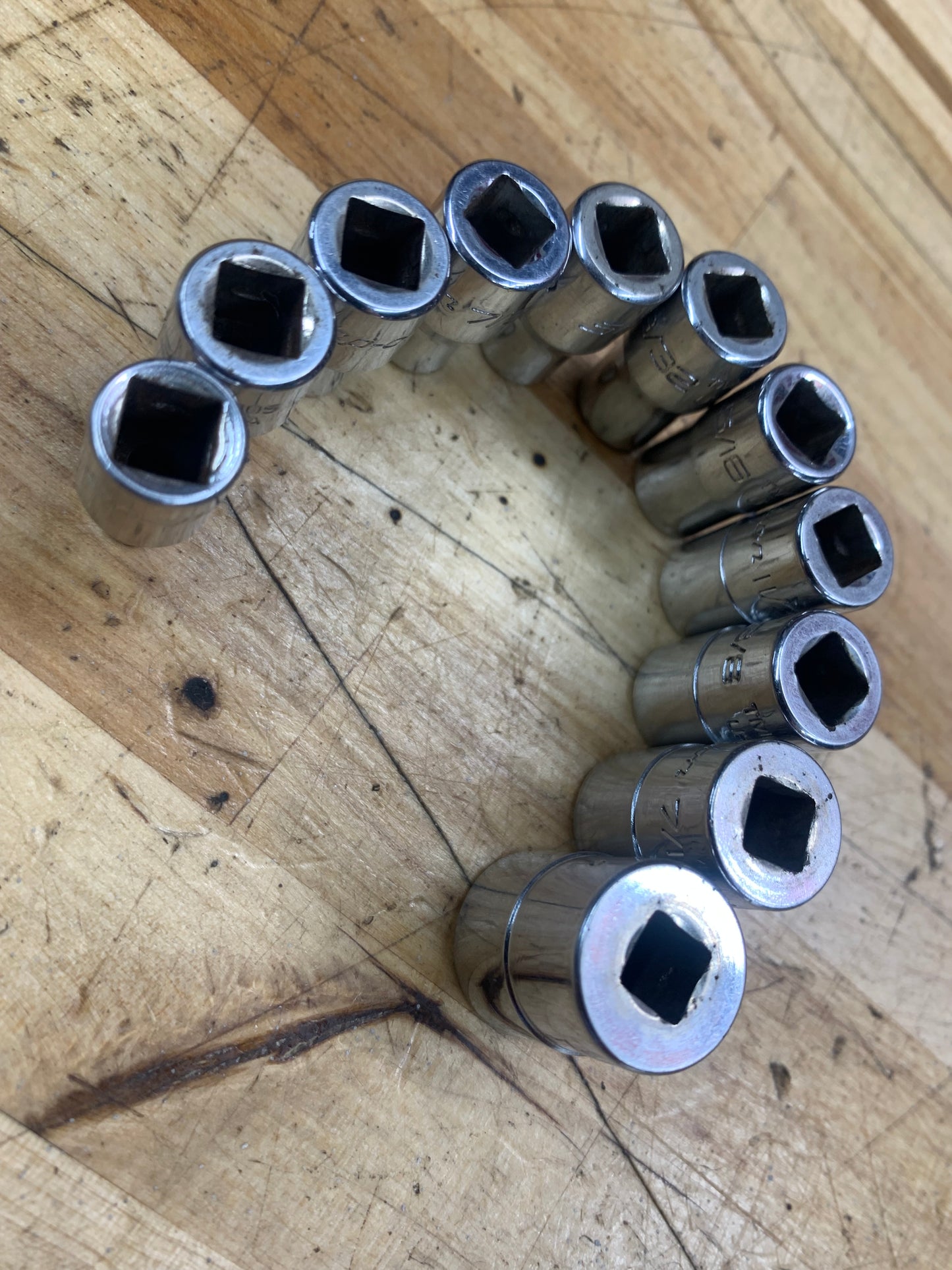 Snap On 1/4" Shallow Socket set SAE 11pc