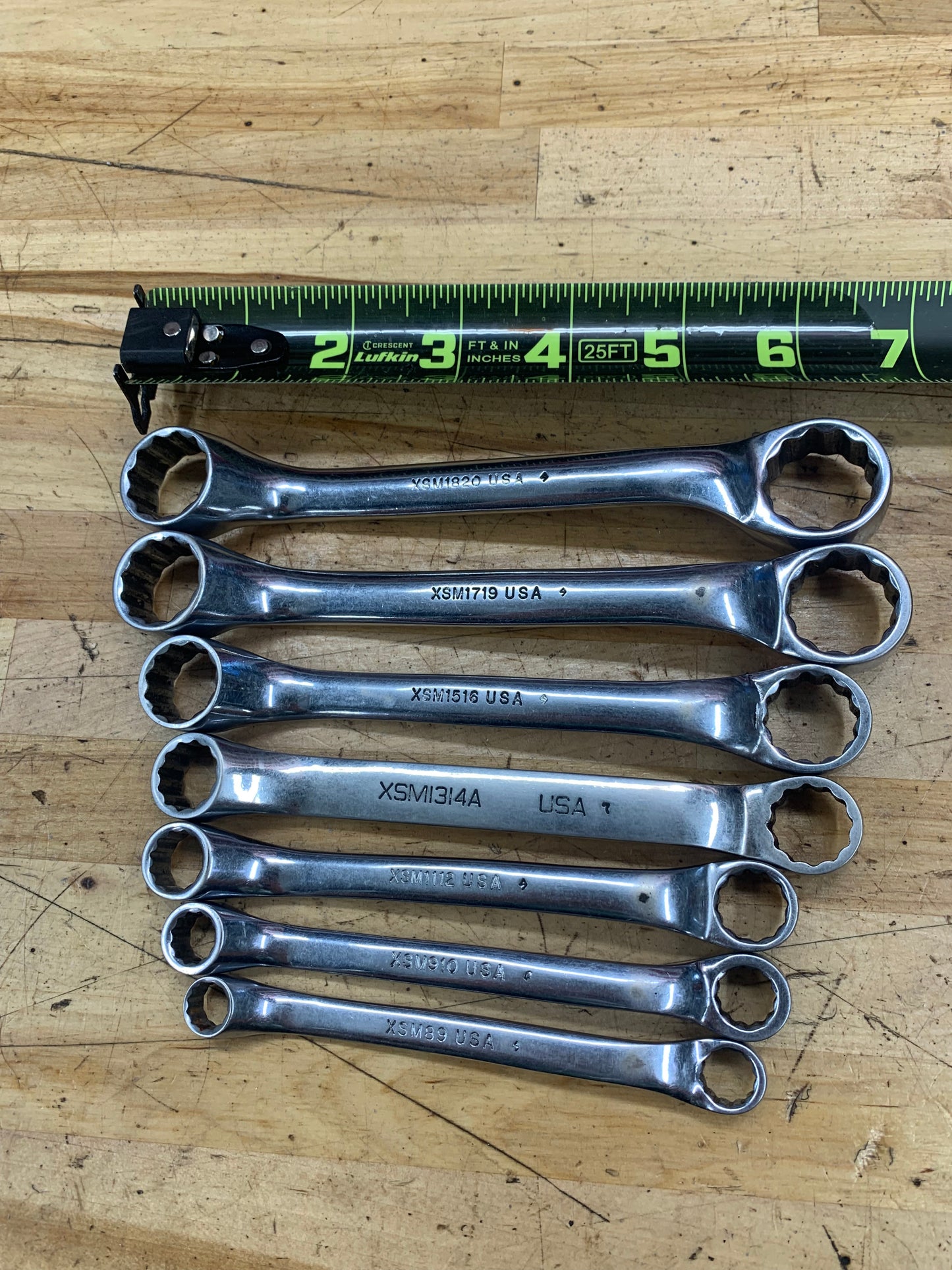 Snap On Metric Offset Box Short Pattern Wrenches 7pc