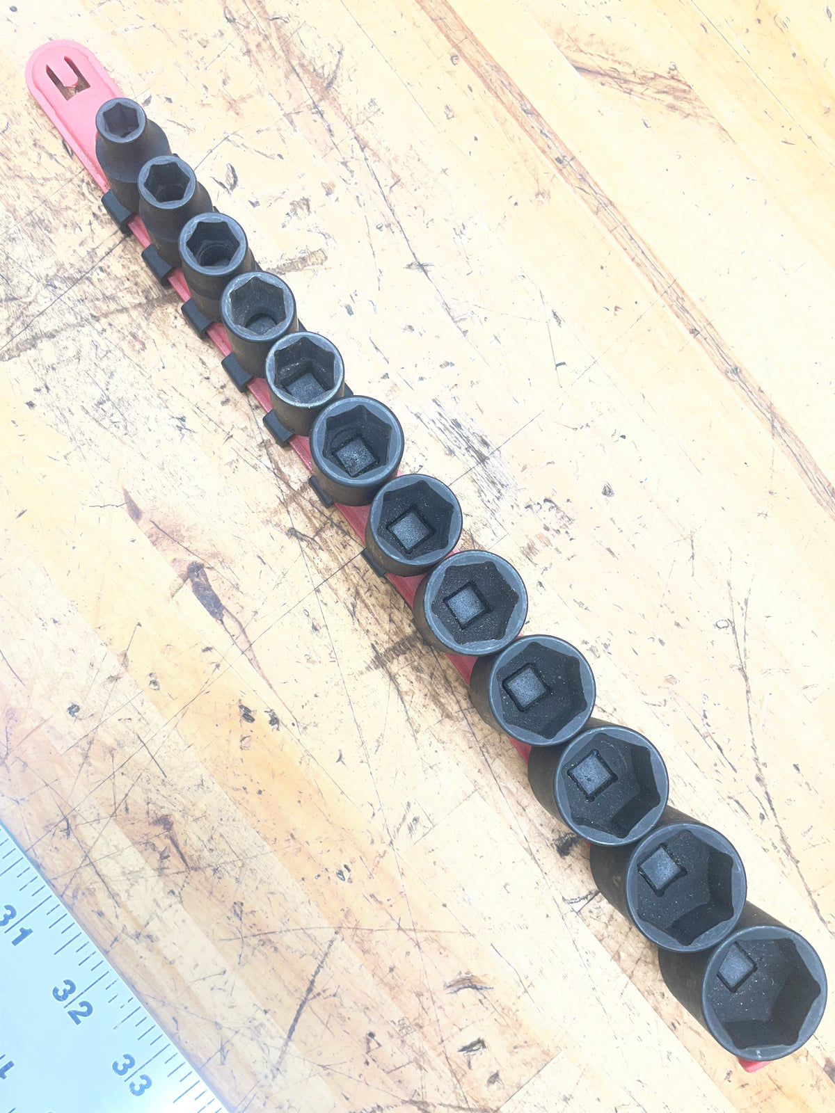 Matco 3/8” SAE Impact Shallow Socket Set 5/16”-1” 12pc.