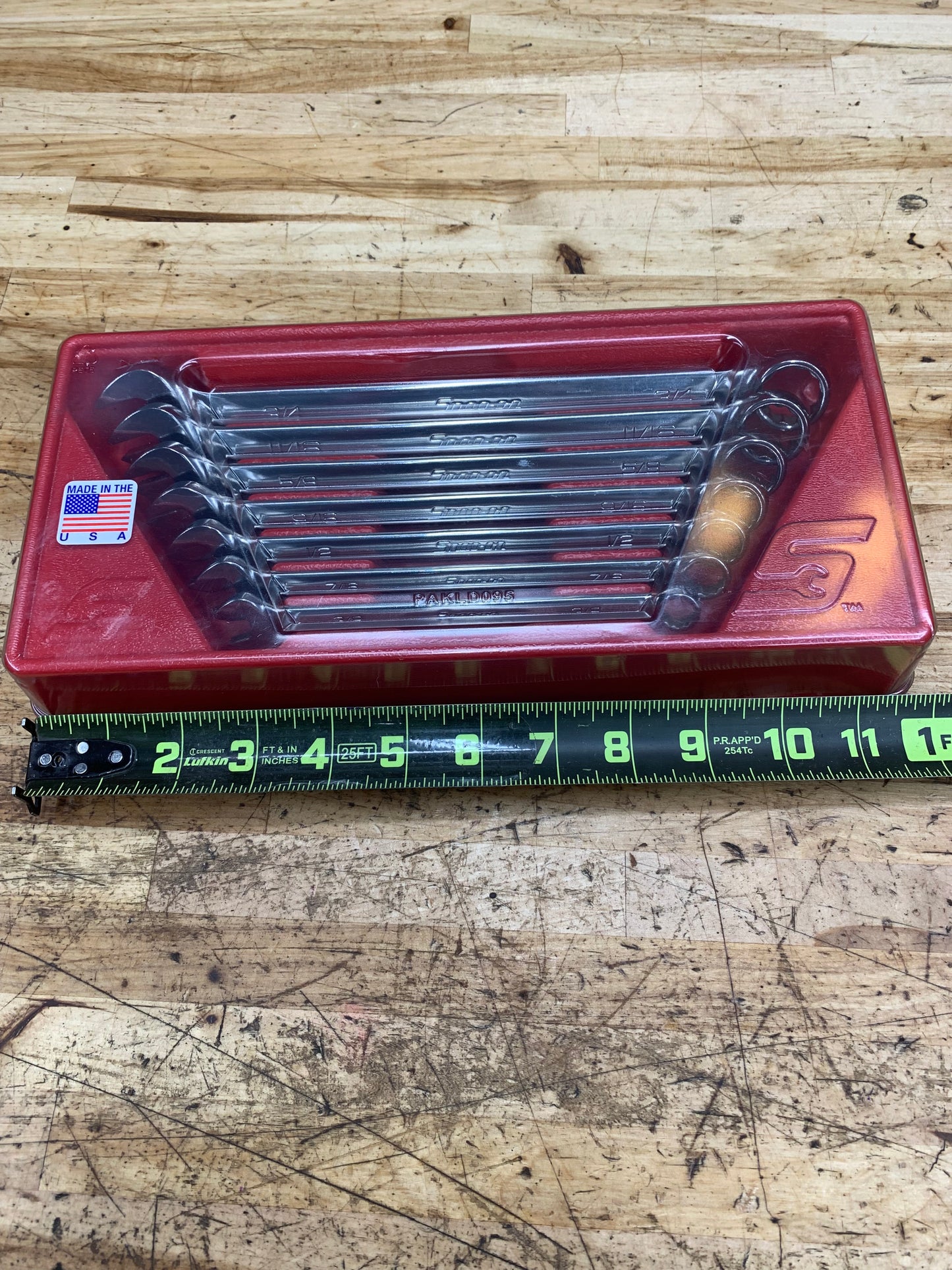 Snap On SAE Combo Wrench Set Flank Drive 7pc BRAND NEW USA SOEX707