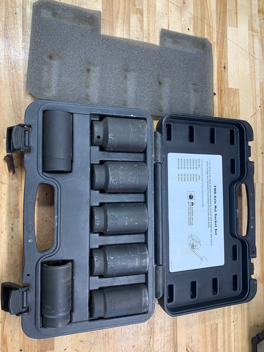 7pc Mac tools spindle nut socket set AS4547A