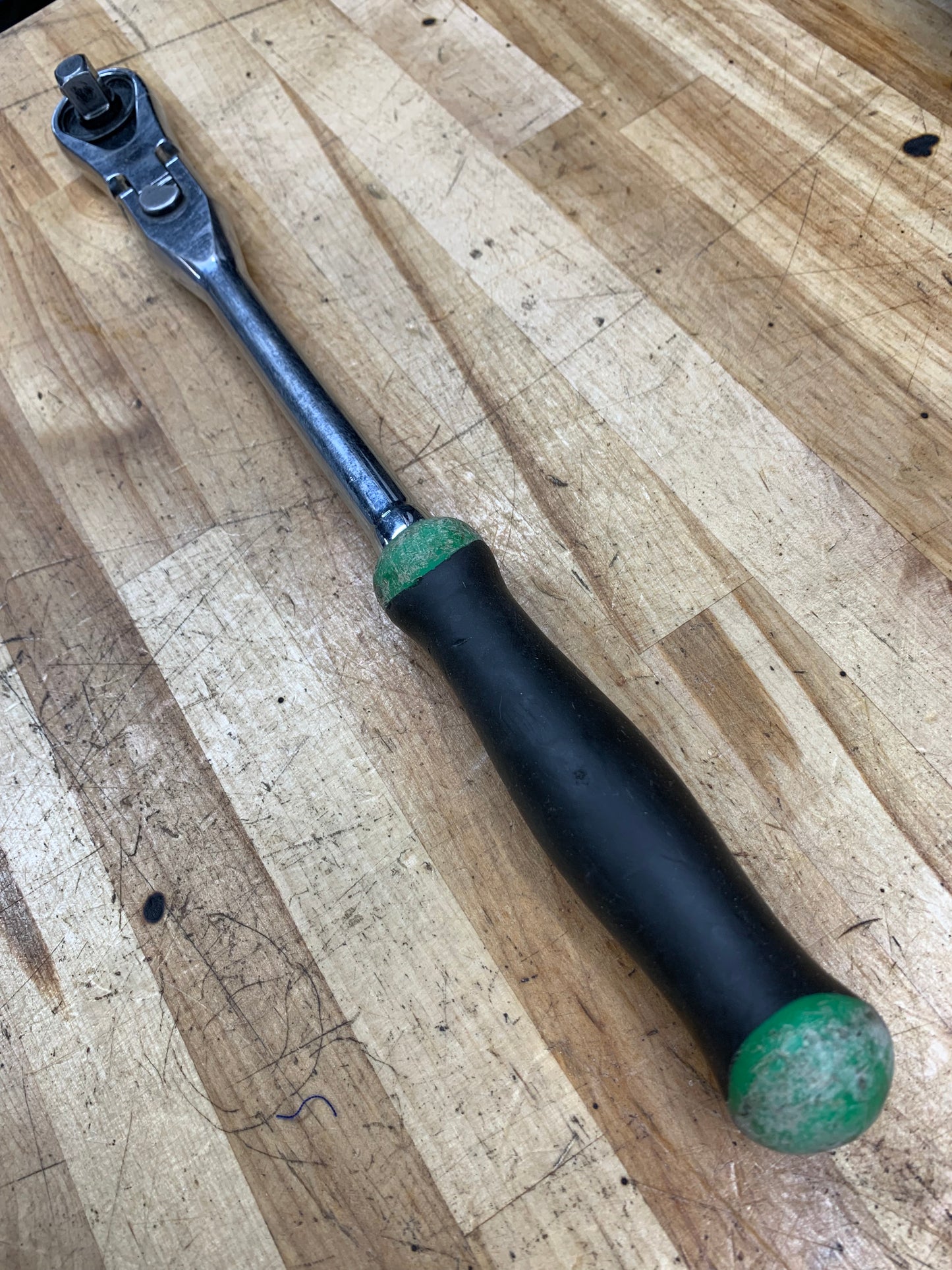 Matco 3/8" Locking Flex Head Ratchet 88 Fine Tooth Green BFR128LFG USA