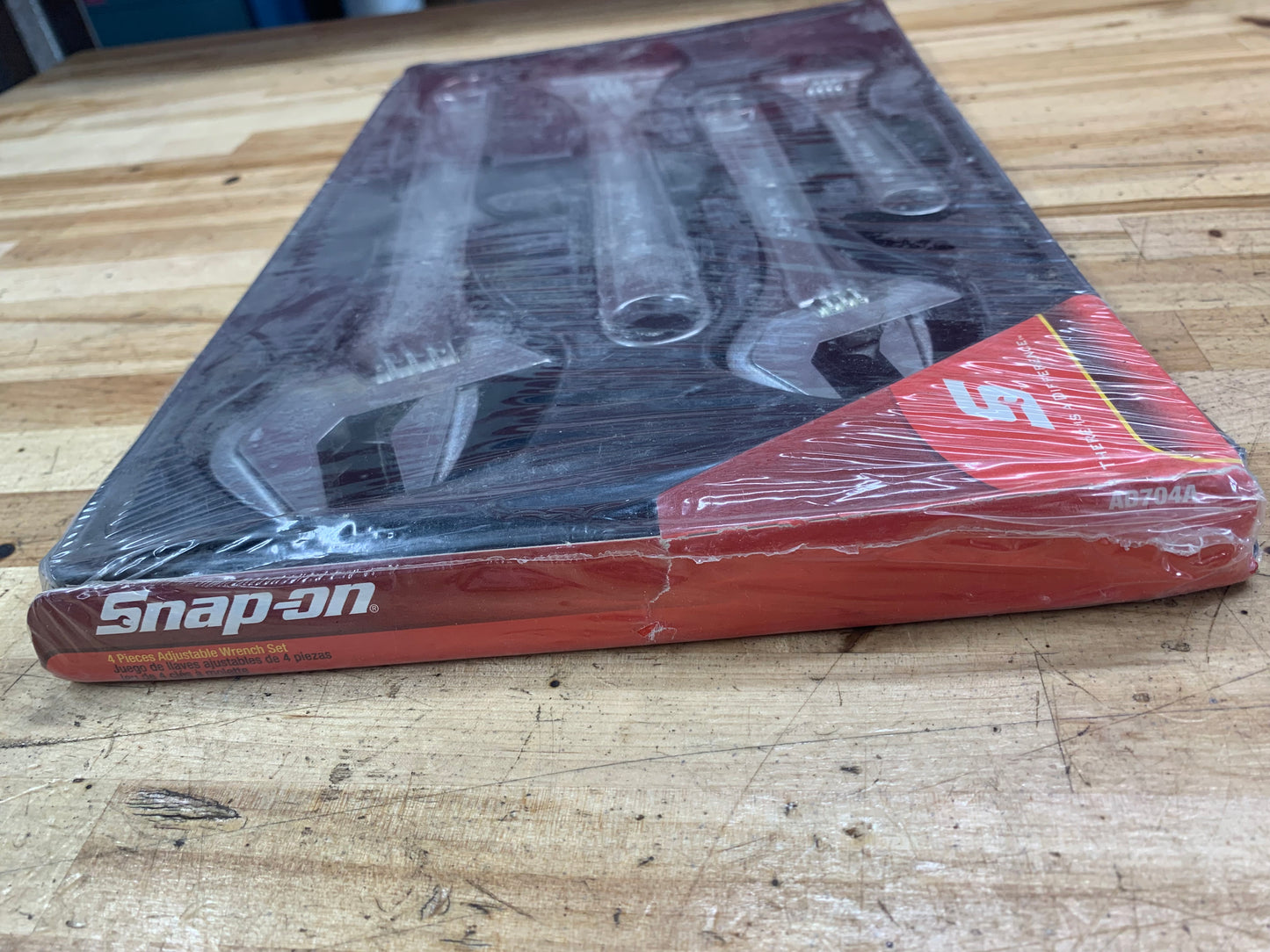 Snap On adjustable wrench set 4 pc BRAND NEW AD704A