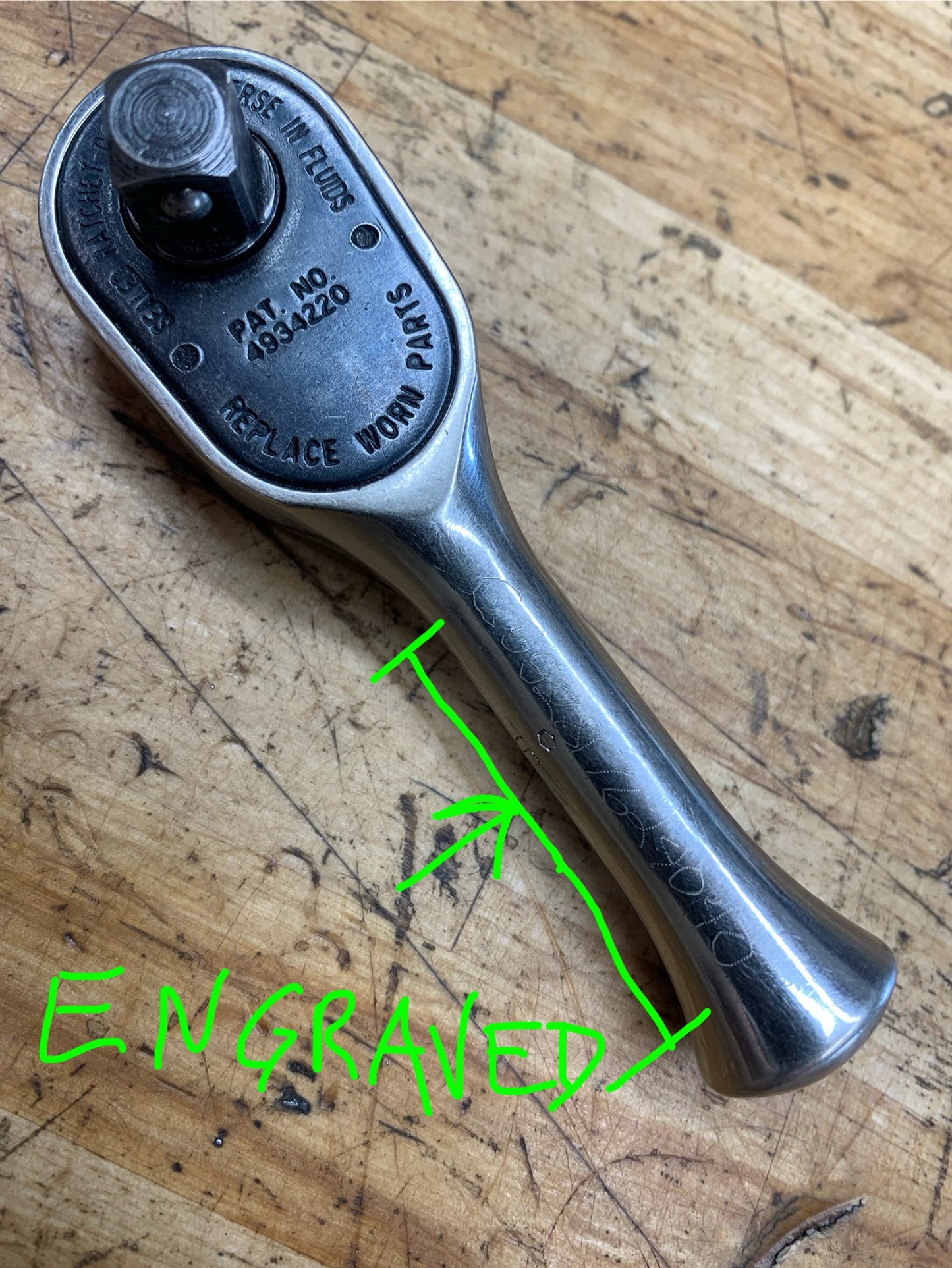 Snap On 3/8" Stubby Ratchet FK936