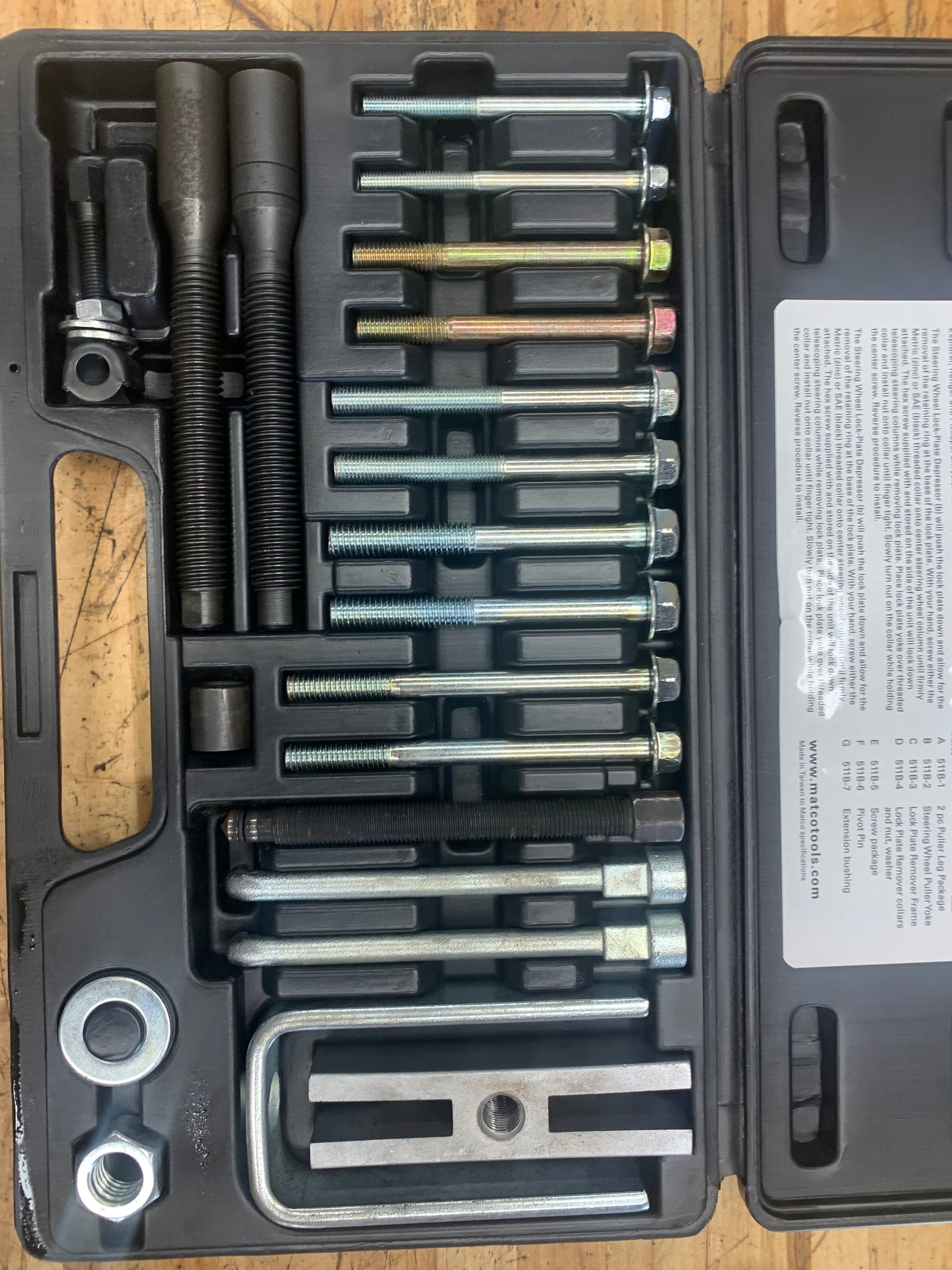 Matco Tools Steering Service Kit MST511B