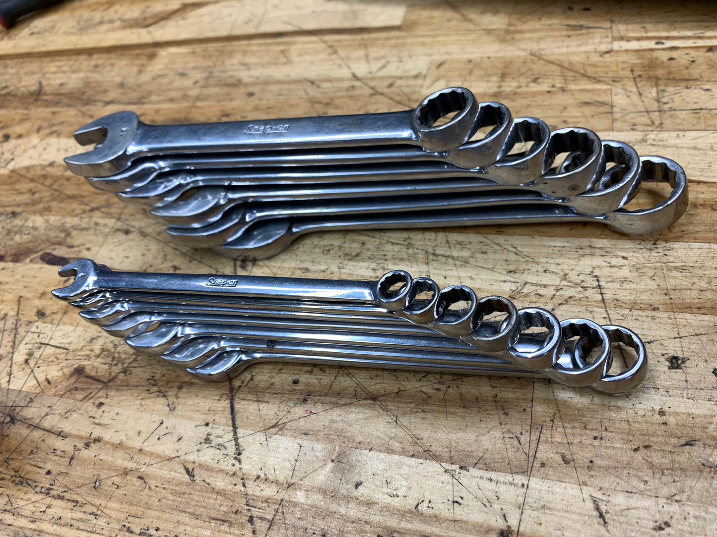 Snap On Metric Short Pattern Wrench Set 13pc 7-19mm USA
