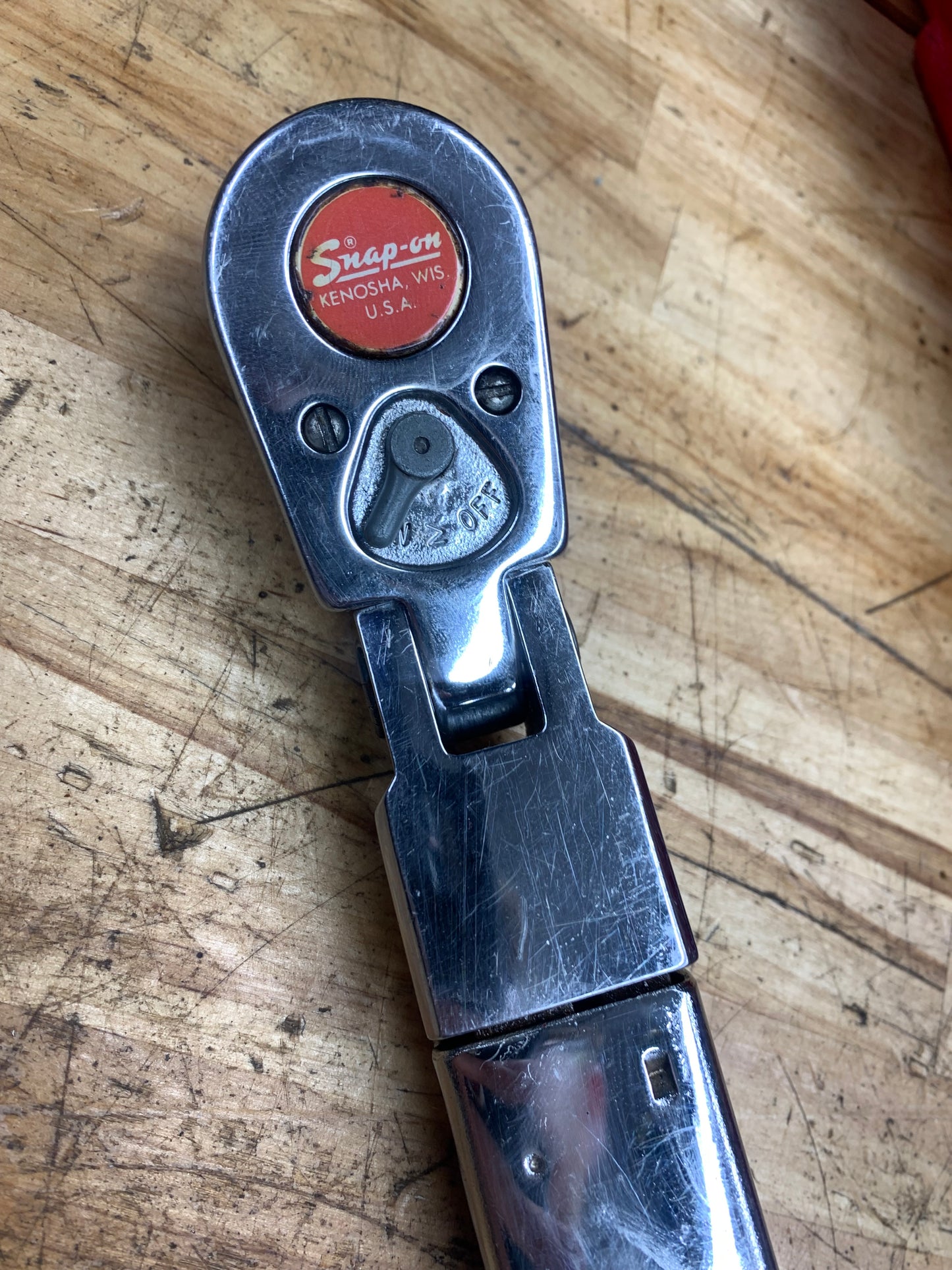 Snap On 1/2” Torque Wrench 50-250 ft lb. Click Style USA TQFR250