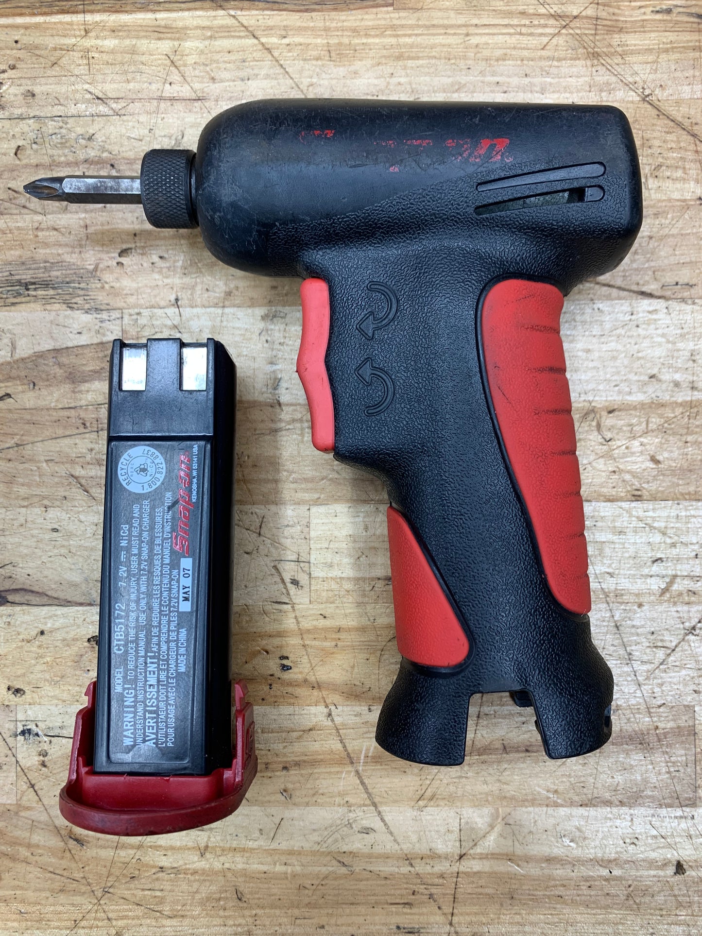 Snap On Battery Powered Drill Driver 7.2V NiCd CTS561