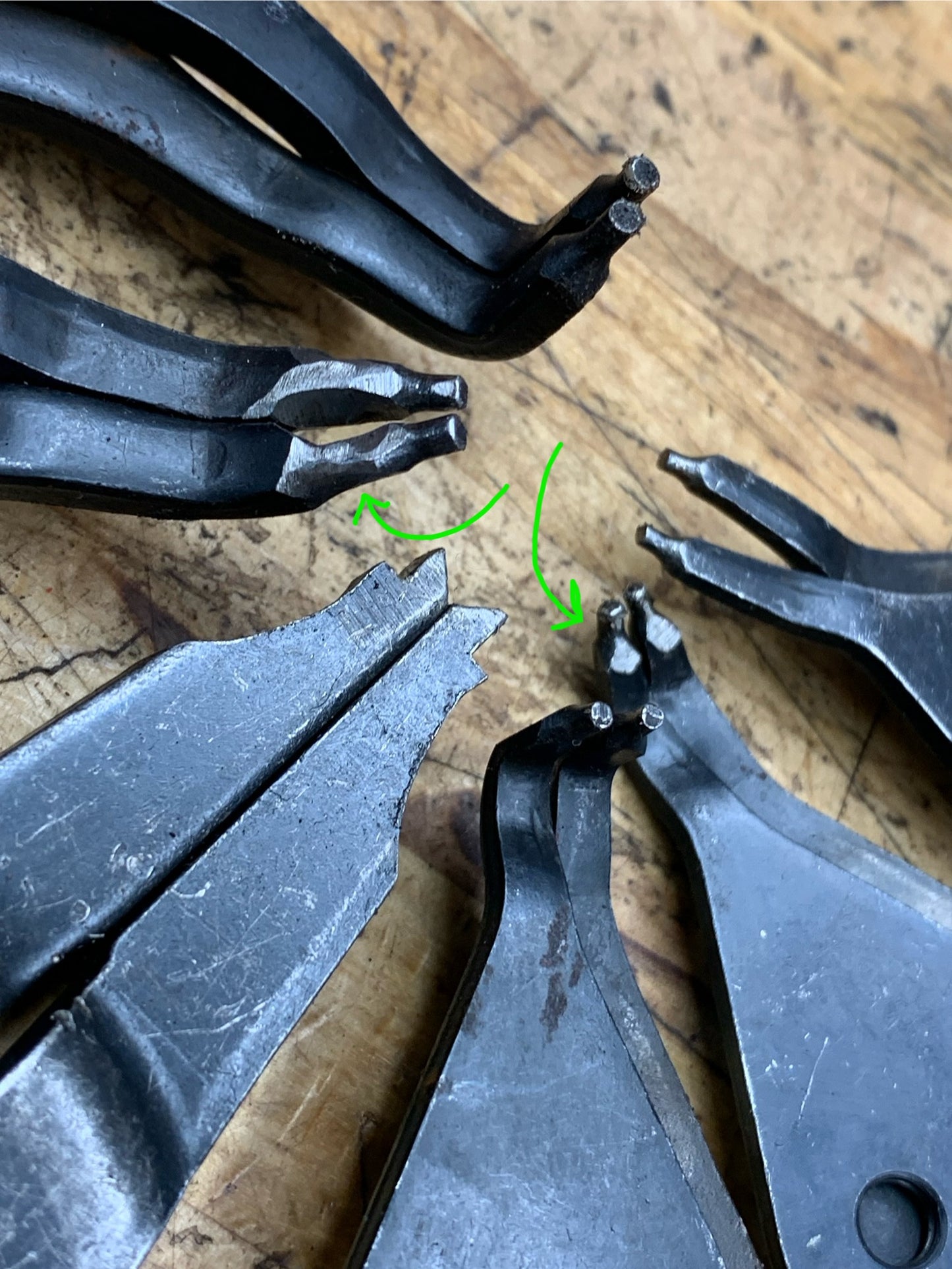 Mac Tools 12pc Snap Ring Plier Set USA PK1250