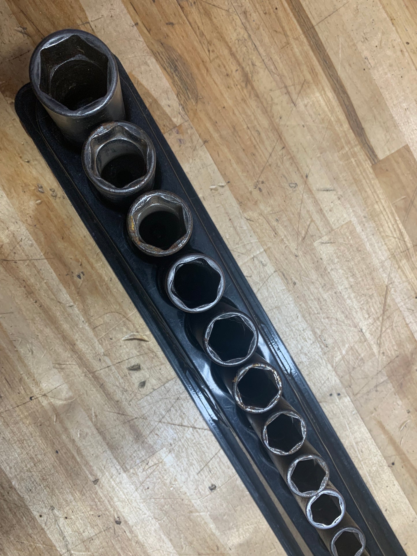 Snap On 14pc 3/8" Deep Impact Metric socket set 214SIMFMYA