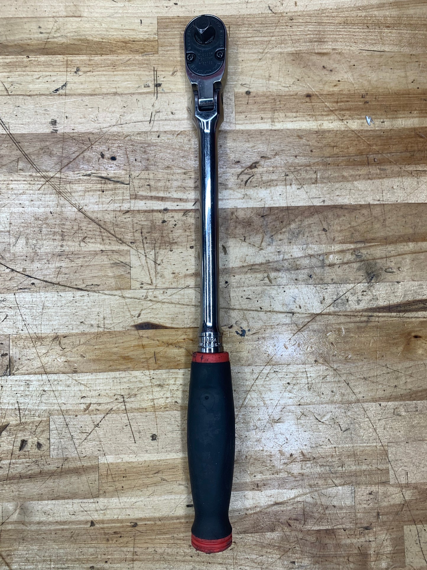 Snap On 3/8” Flex Head Ratchet Soft Grip USA FHLF80