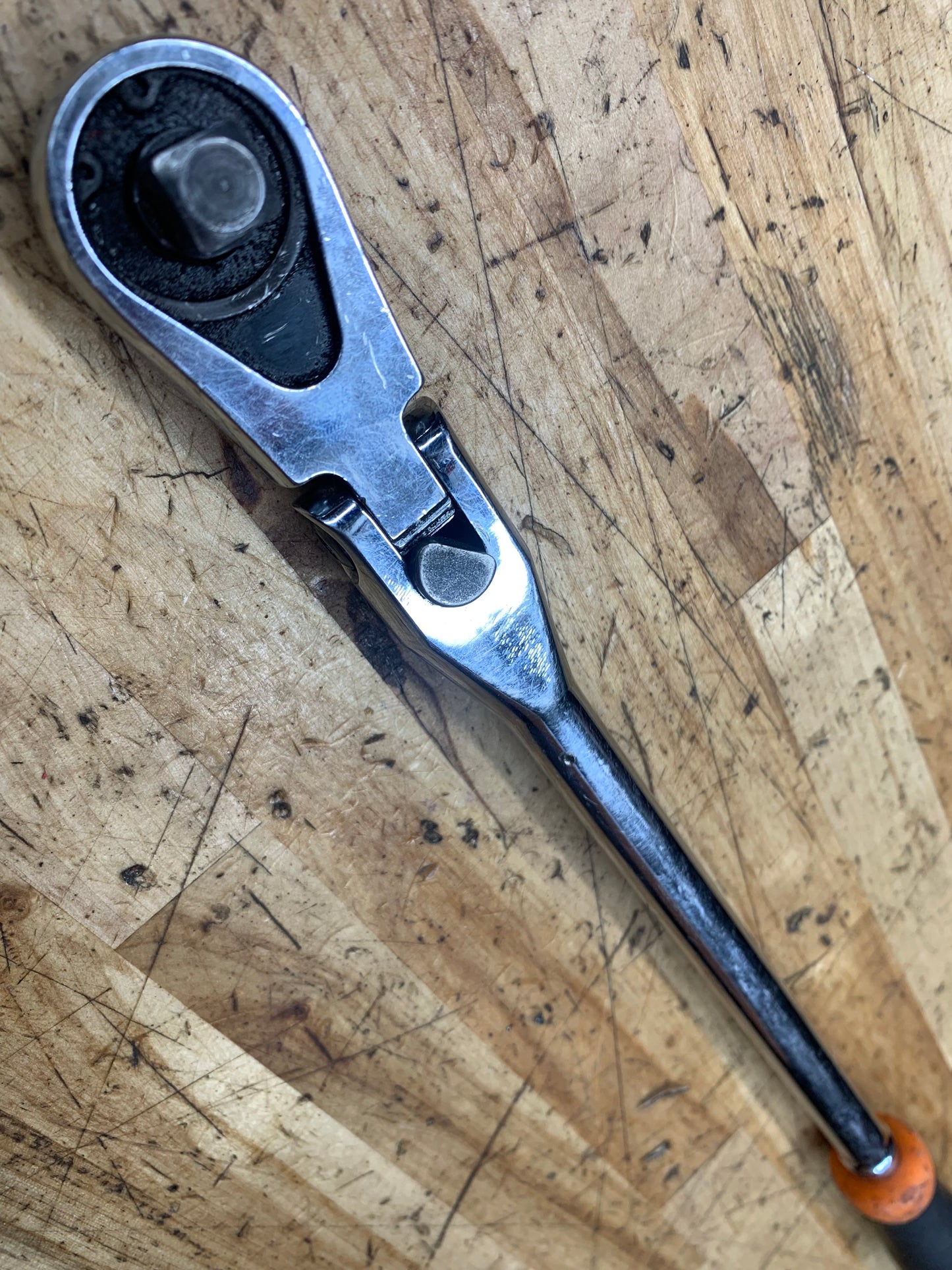 Matco 3/8" Locking Flex Head Long Ratchet USA BFR158LFM