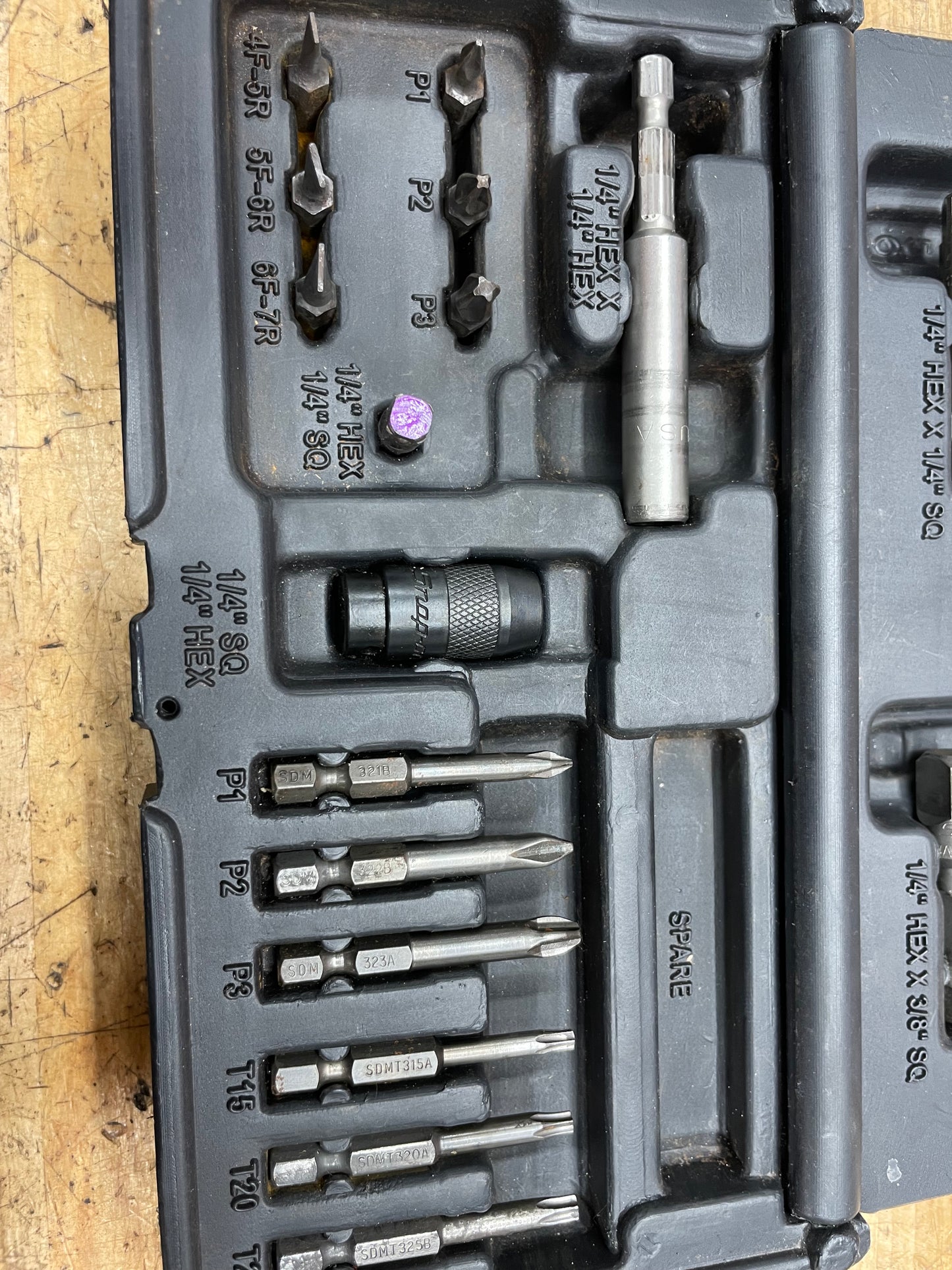 Snap On Hex Bit and Extenstion Set USA SDMEXT19K