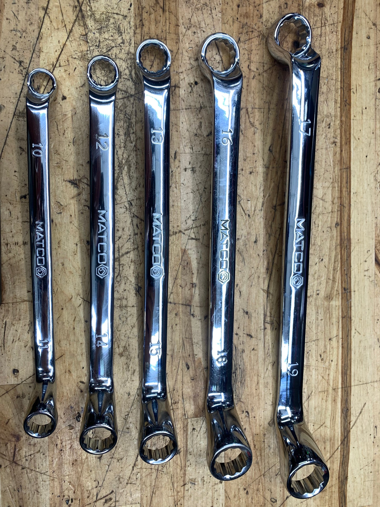 Matco Offset Box Wrench Set Metric 5pc SRBDLM5T