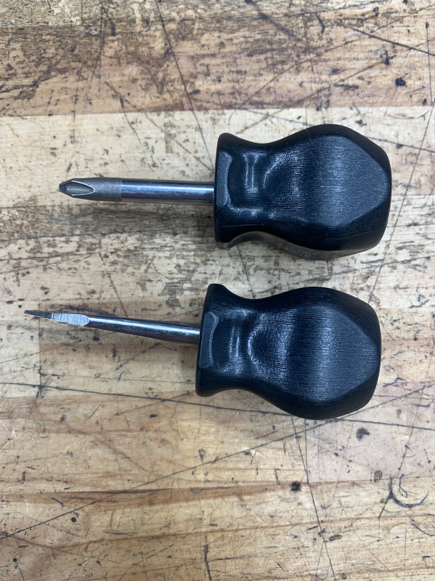 Snap On Stubby Screwdriver Set No.2 Phillips & Flathead Hard Handle USA