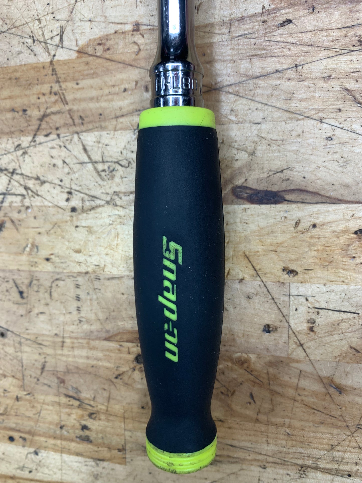 Snap On 3/8” Long Soft Grip Ratchet HIVIZ USA FHL80