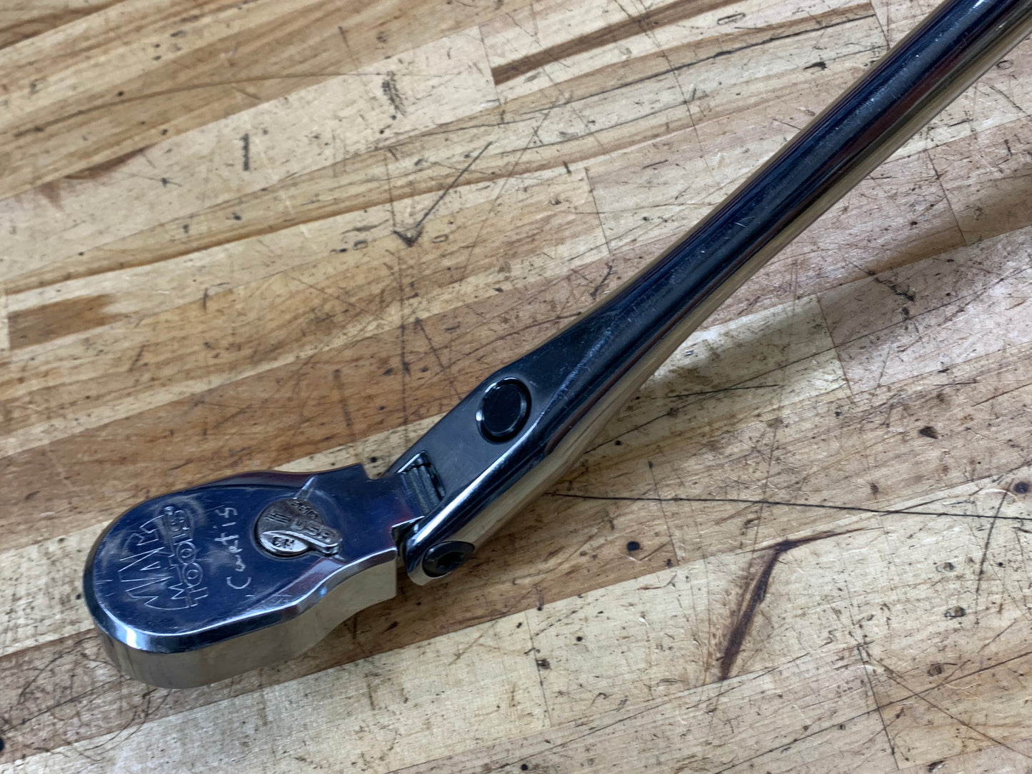 Mac Tools 1/2” Long Locking Flex Head Ratchet USA VR2690LFK